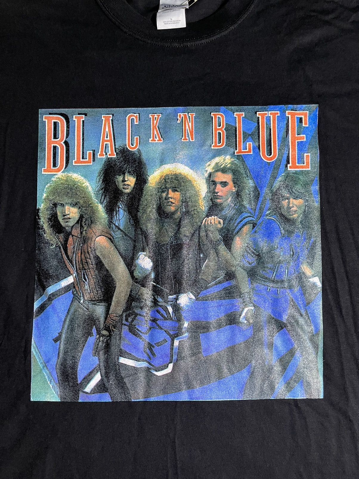Band Tees Black and Blue Band T-shirt 84’- 88’ Size US L / EU 52-54 / 3 - 2 Thumbnail