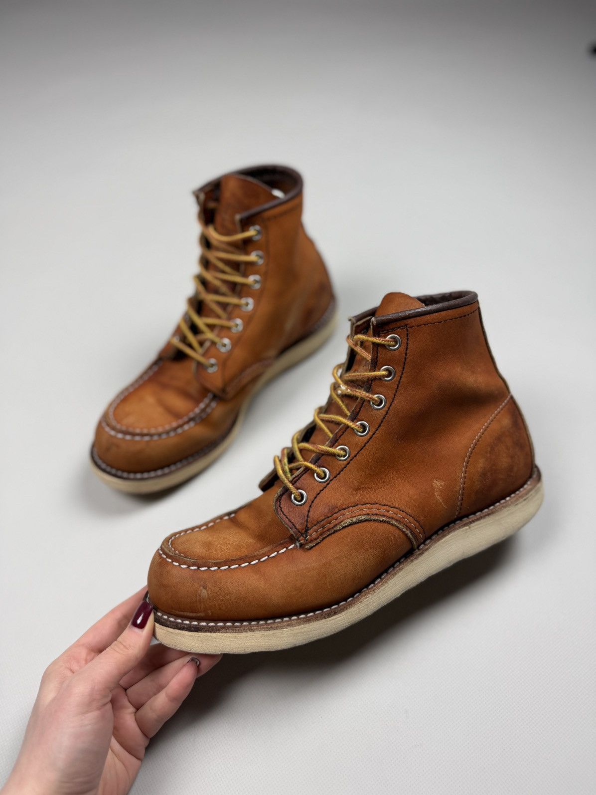 Red Wing Red Wing Shoes Vintage Leather Moc Toe Boots Size US 8.5 Size US 8.5 / EU 41-42 - 15 Thumbnail