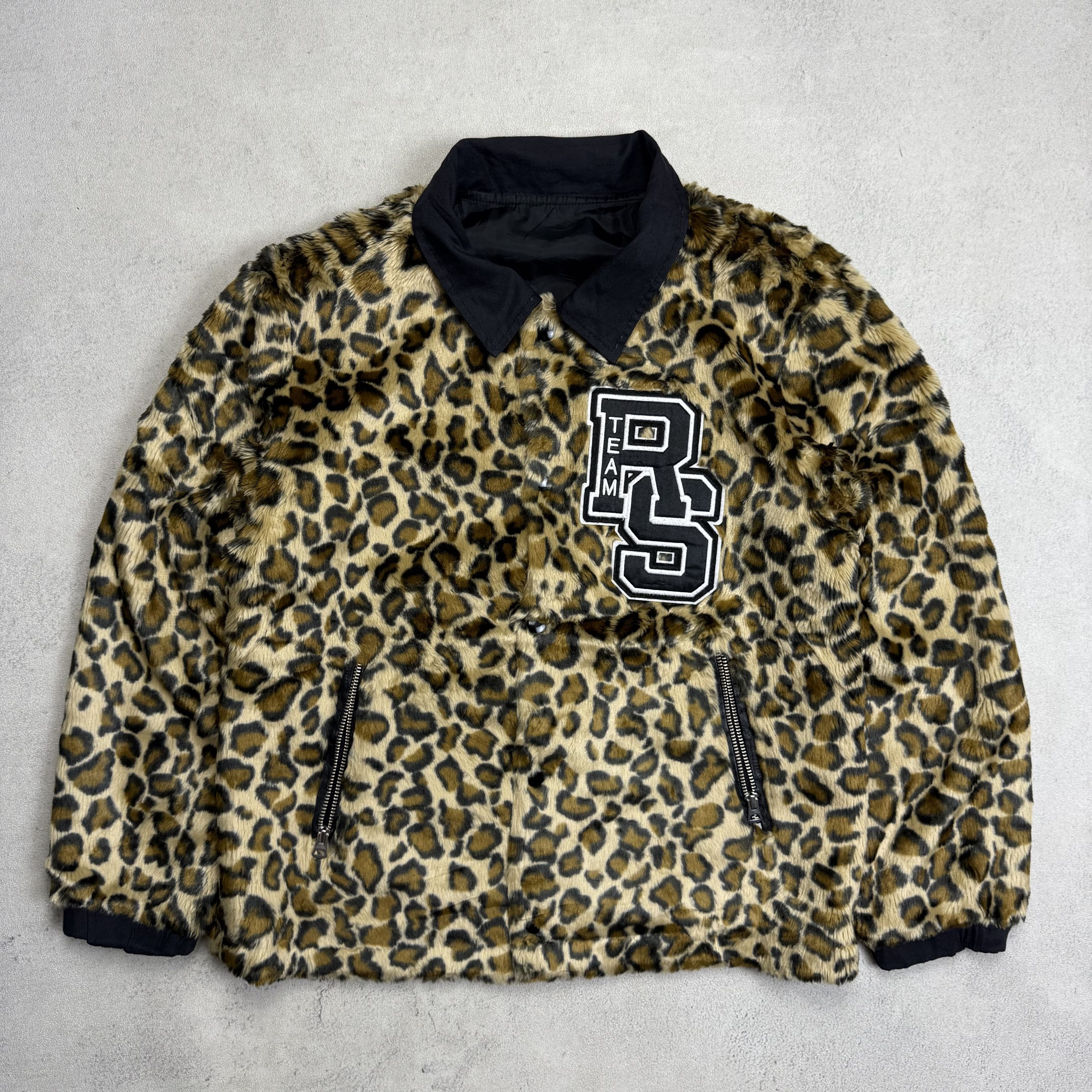 Japanese Brand RNA SLANG Reversible Leopard Jacket Size US S / EU 44-46 / 1 - 2 Thumbnail