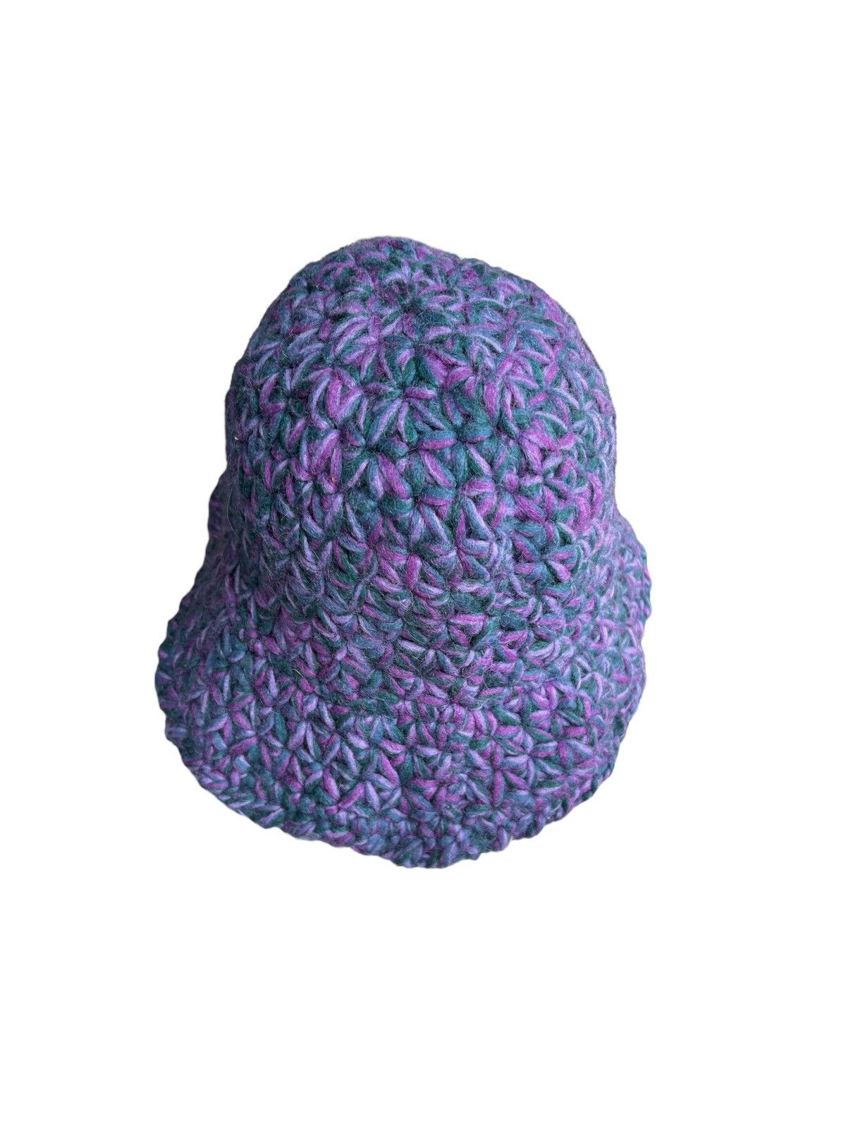 Japanese Brand × Kapital × Vintage Crochet Knitted Handmade Bucket Hats Rare☠️☠️ Size ONE SIZE - 3 Thumbnail