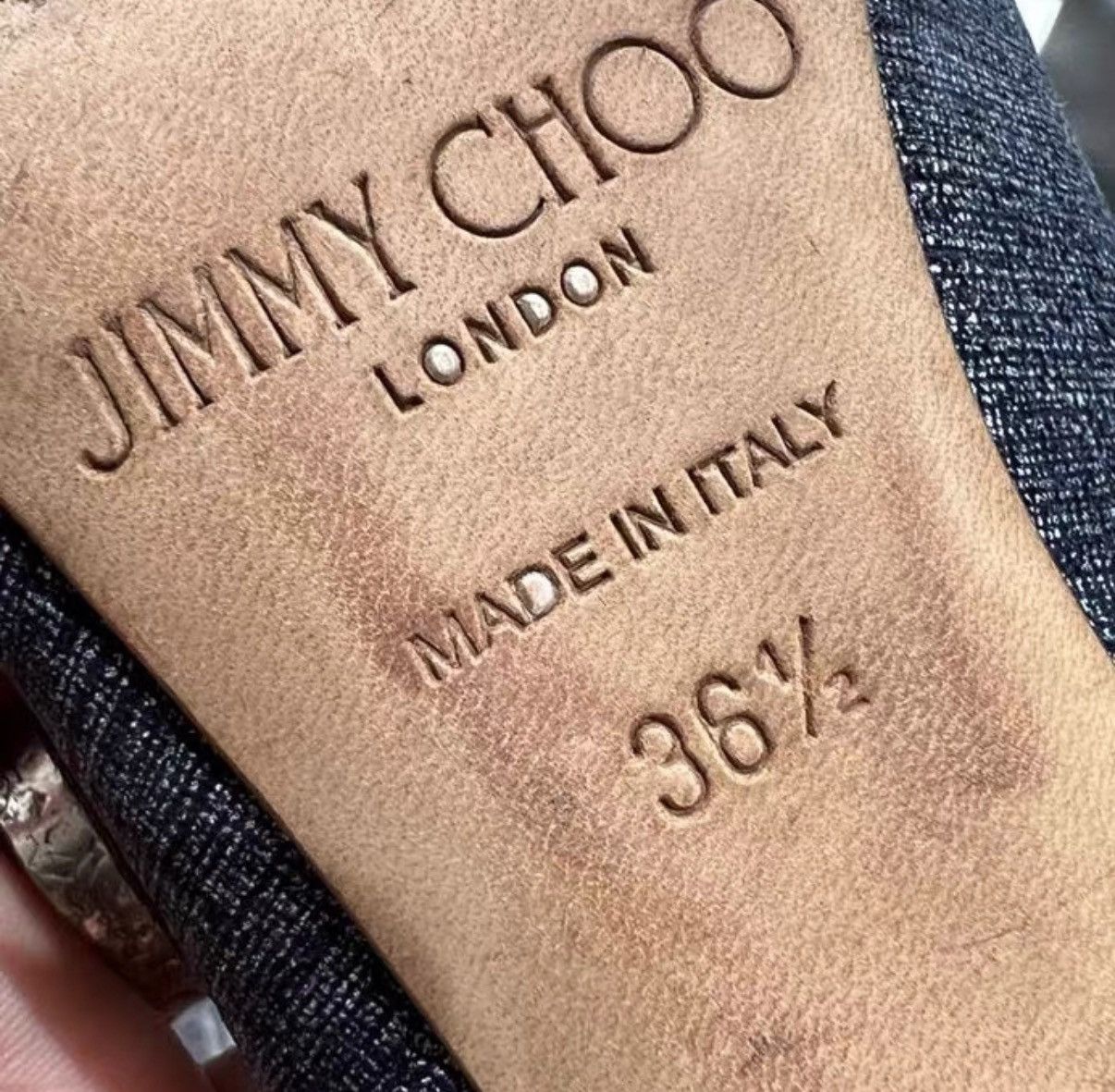 Jimmy Choo Jimmy Choo Denim High Heels J42 Size US 6.5 / IT 36.5 - 7 Thumbnail