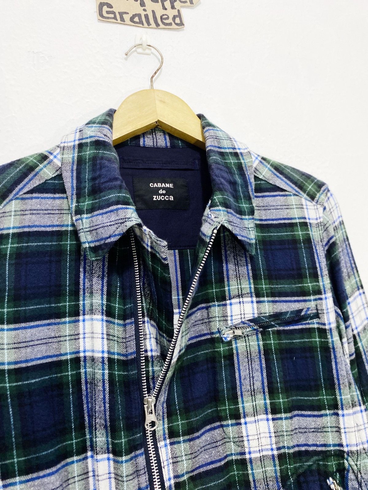 Issey Miyake Cabane de Zucca by Issey Miyake Flanel Jacket Size US S / EU 44-46 / 1 - 4 Thumbnail