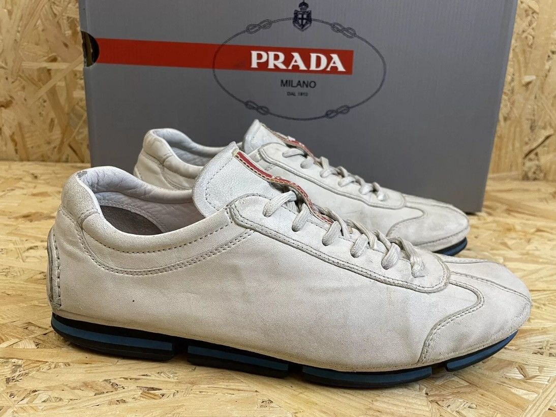 Prada Prada sneakers size 8 US white Size US 8 / EU 41 - 3 Thumbnail