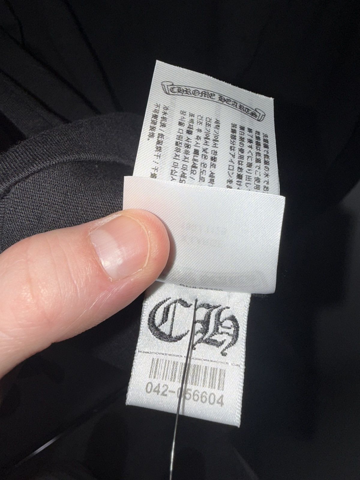 Chrome Hearts Chrome Hearts Black Scroll Logo Pocket S/s Size US XL / EU 56 / 4 - 6 Thumbnail
