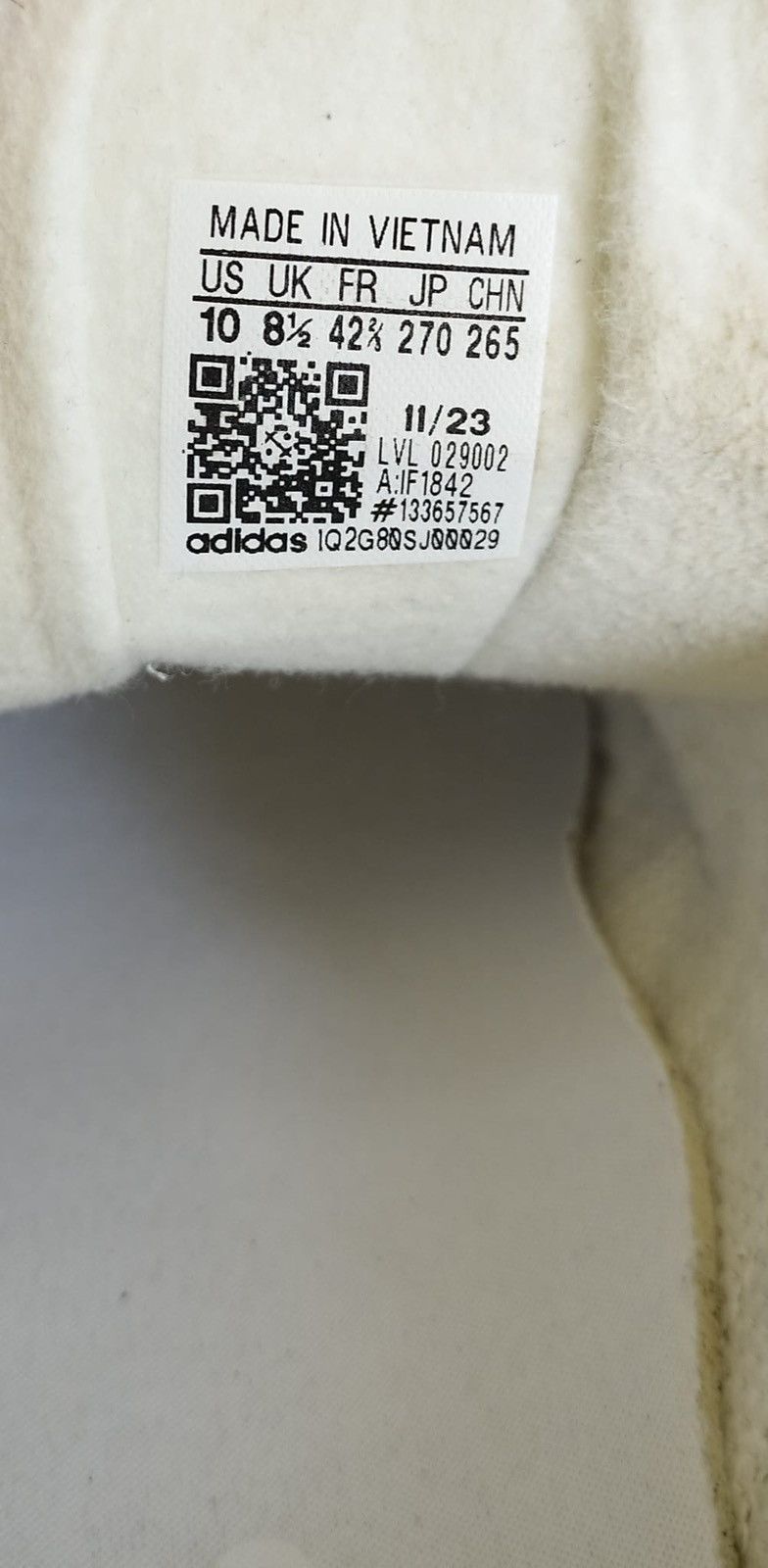 Adidas Adidas Gazelle White #10 Size US 10 / EU 43 - 8 Thumbnail
