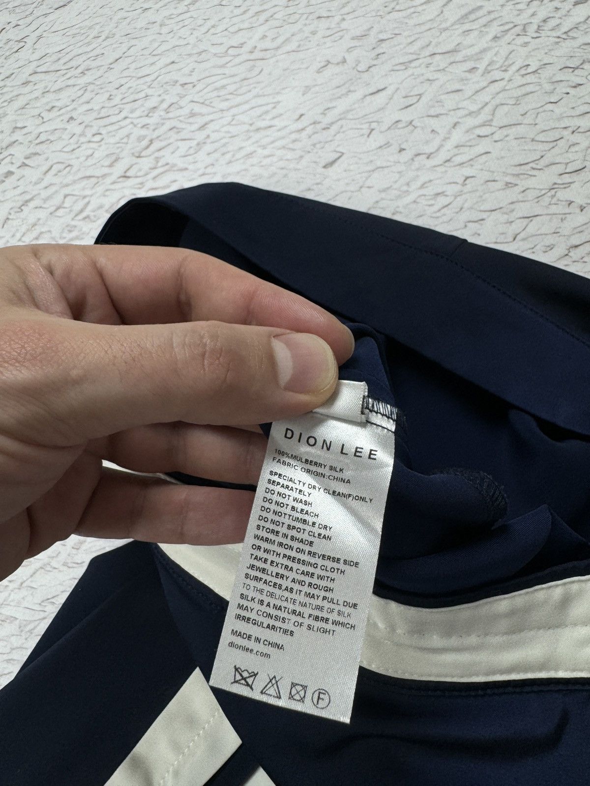 Dion Lee DION LEE Trouser Womens Mulberry Silk Navy Blue England Size 30" / US 8 / IT 44 - 14 Thumbnail