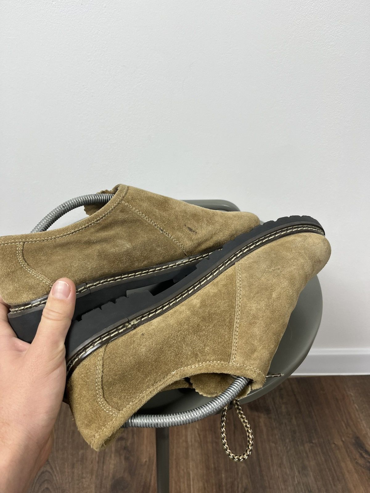 Other Alpin Suede Leather Shoes Beige Size 46 EU Chunky Sole Size US 12 / EU 45 - 10 Thumbnail