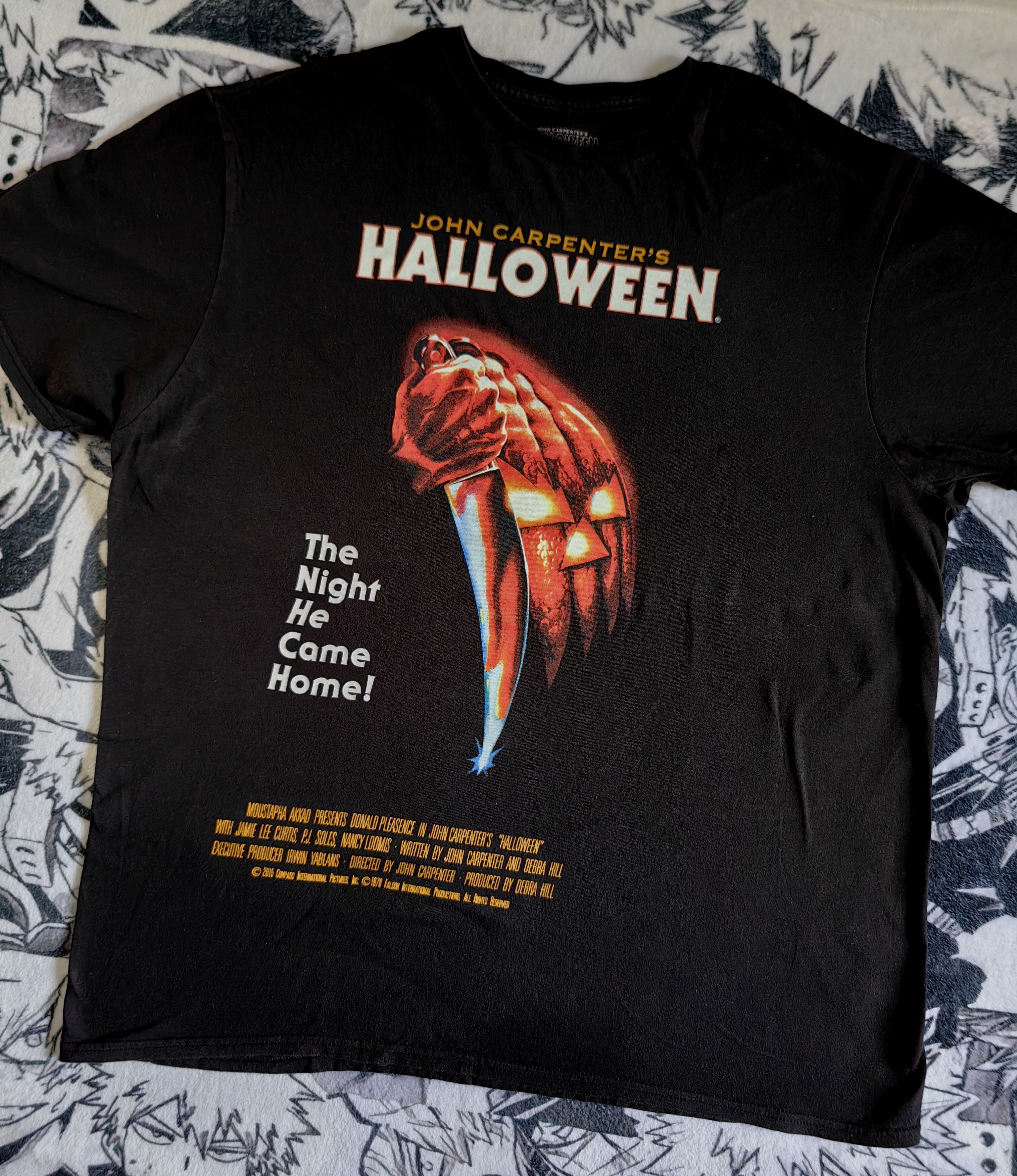 Expert Horror John Carpenter's Halloween Original Poster "The Night...“ Size US L / EU 52-54 / 3 - 2 Thumbnail