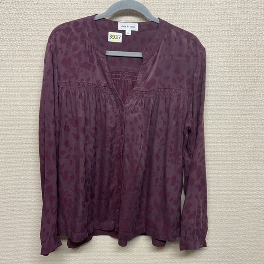 Anthropologie Anthropologie Cloth & Stone ButtonUp Blouse Women Size XL Size XL / US 12-14 / IT 48-50 - 8 Thumbnail