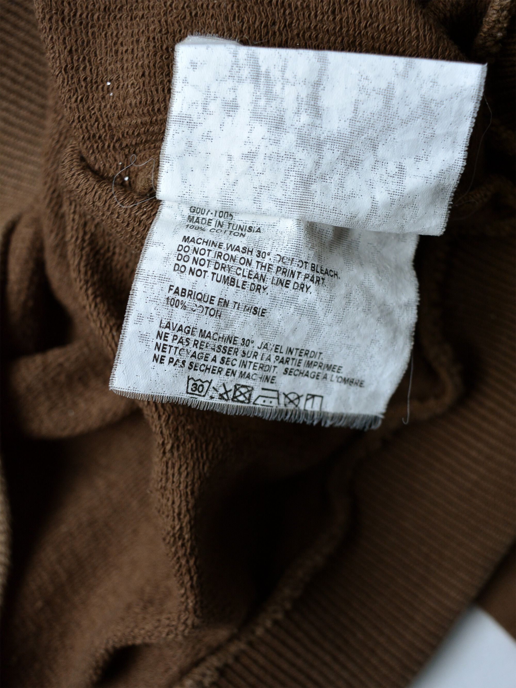 Gosha Rubchinskiy Gosha Rubchinskiy - A/W 2015 - flag hoodie (brown) - size S Size US S / EU 44-46 / 1 - 8 Thumbnail