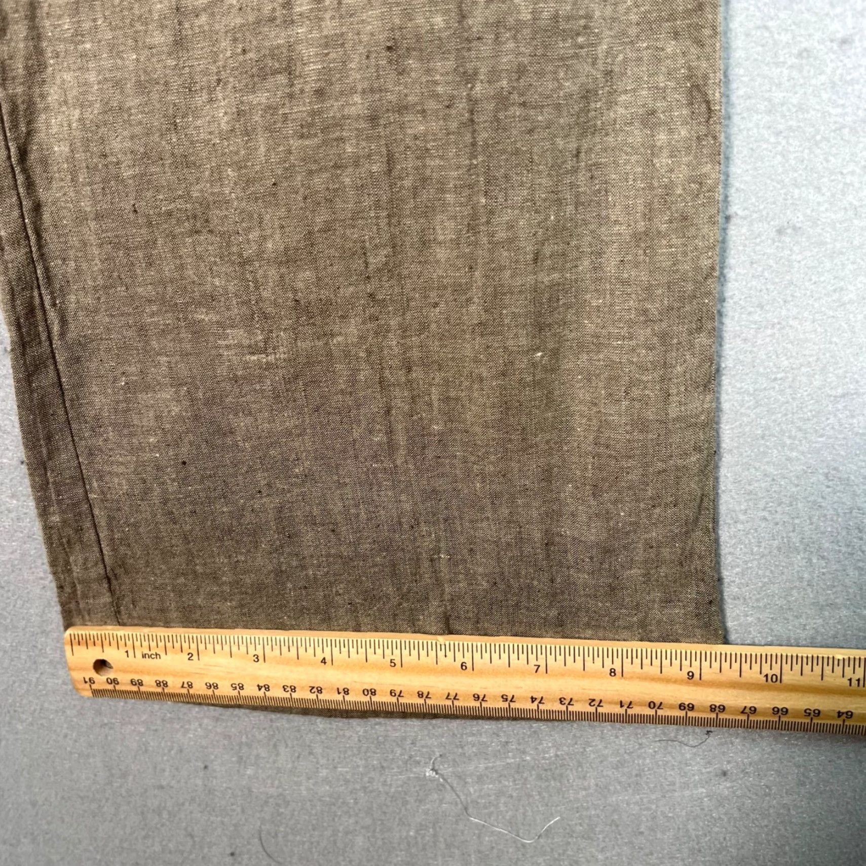 Vintage Candies Beige Linen Blend Trousers Womens Size 3 High Waist Flare Leg Pants Size ONE SIZE - 7 Thumbnail