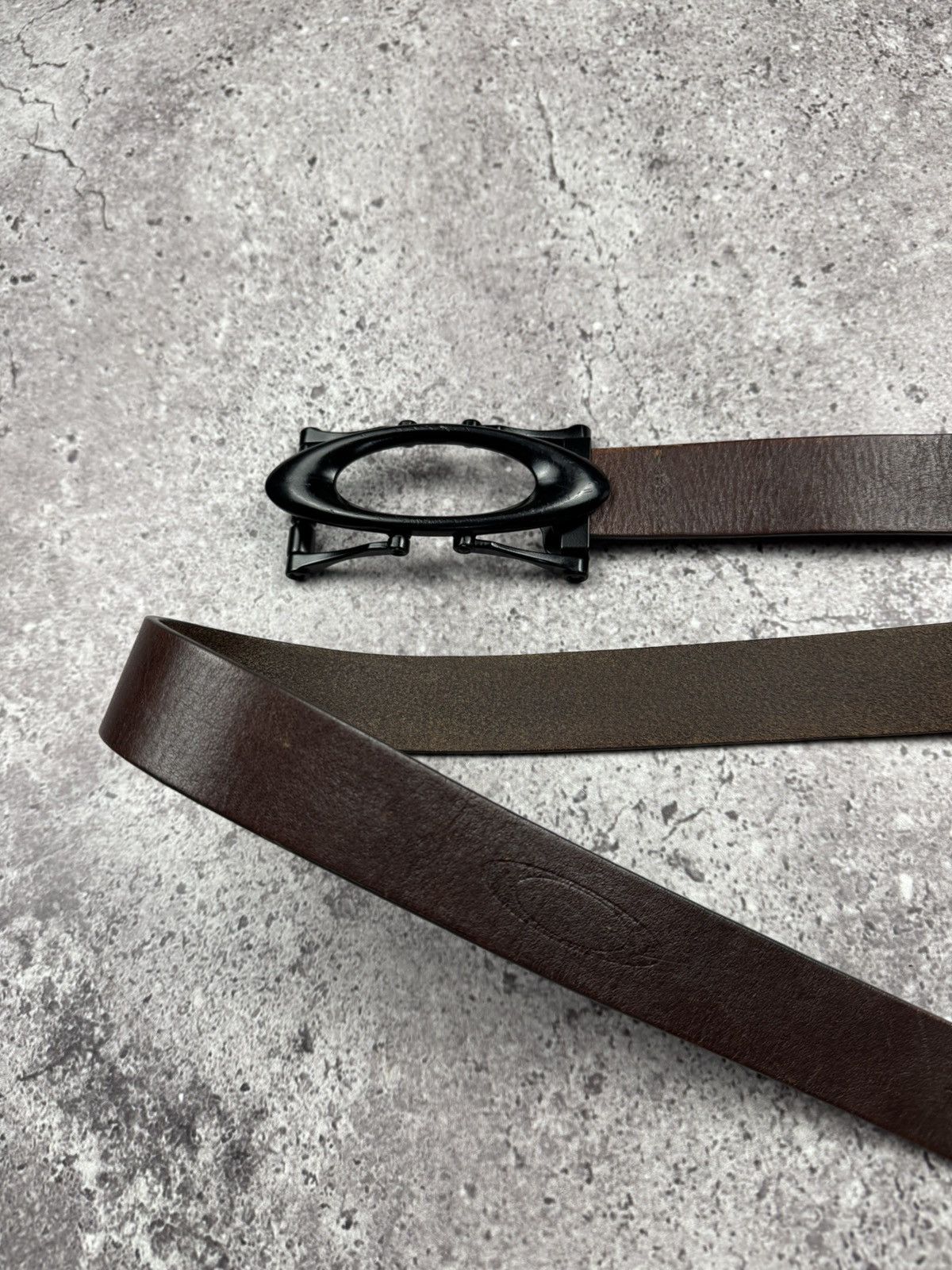Oakley Y2K Oakley Software Leather Belt Crazy O Gorpcore Vintage Size ONE SIZE - 5 Thumbnail
