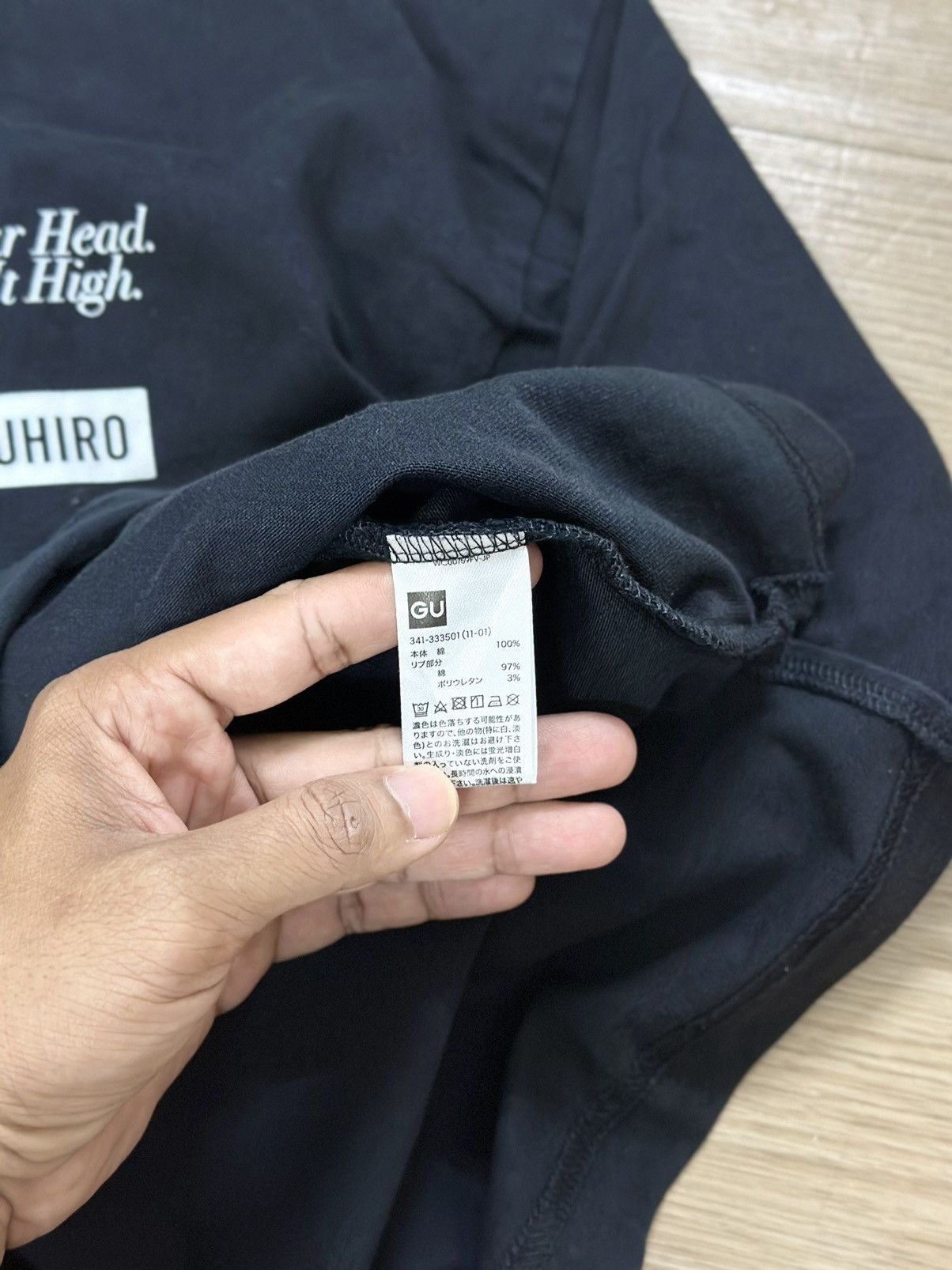 GU × Maison MIHARA YASUHIRO MIHARAYASUHIRO X GU Communications Good Inspiration L/S Tee Size US S / EU 44-46 / 1 - 14 Thumbnail