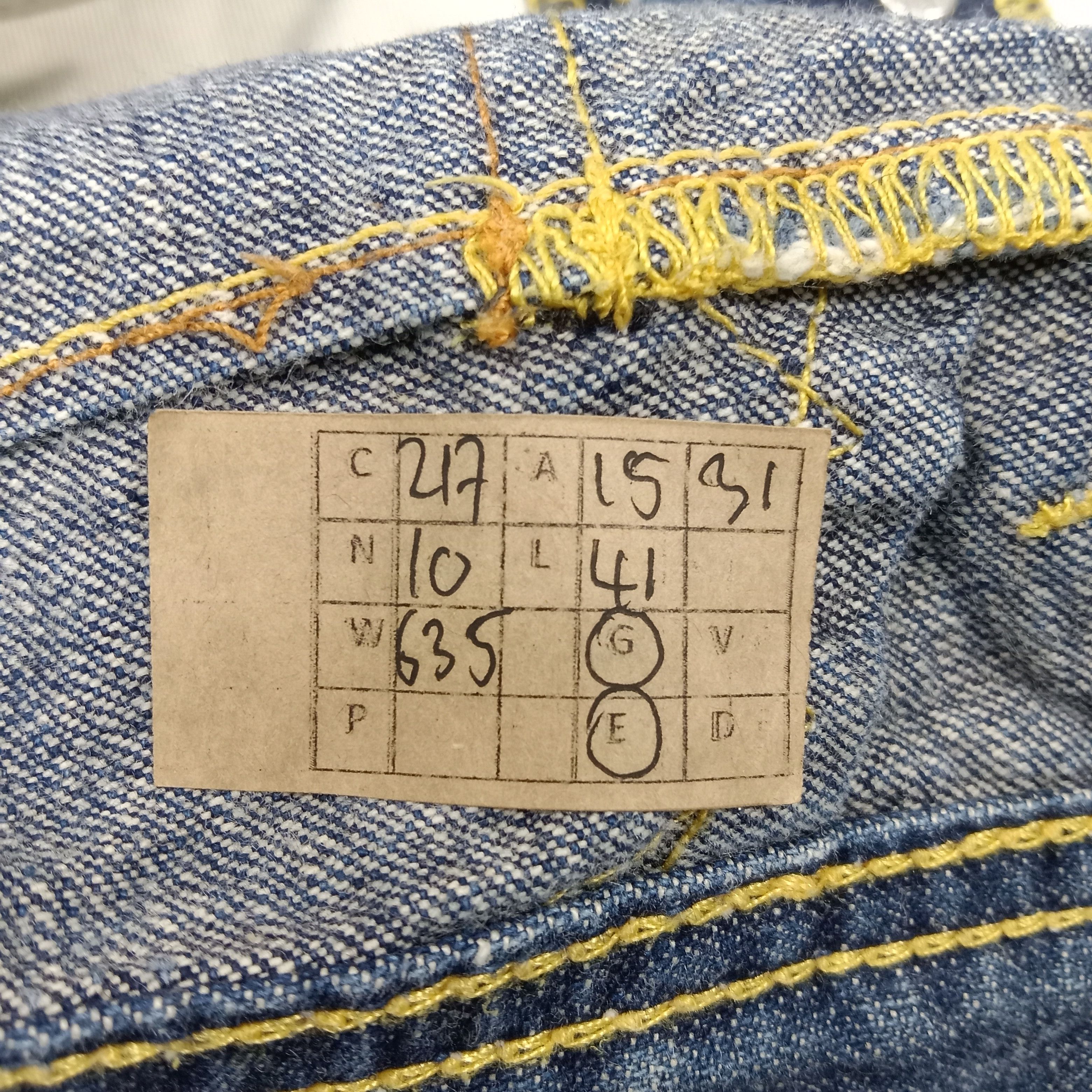 Evisu × Japanese Brand × Vintage Evisu Paris Japan Brand Daicock Custom Denim Jeans C217N10 Size US 30 / EU 46 - 18 Thumbnail
