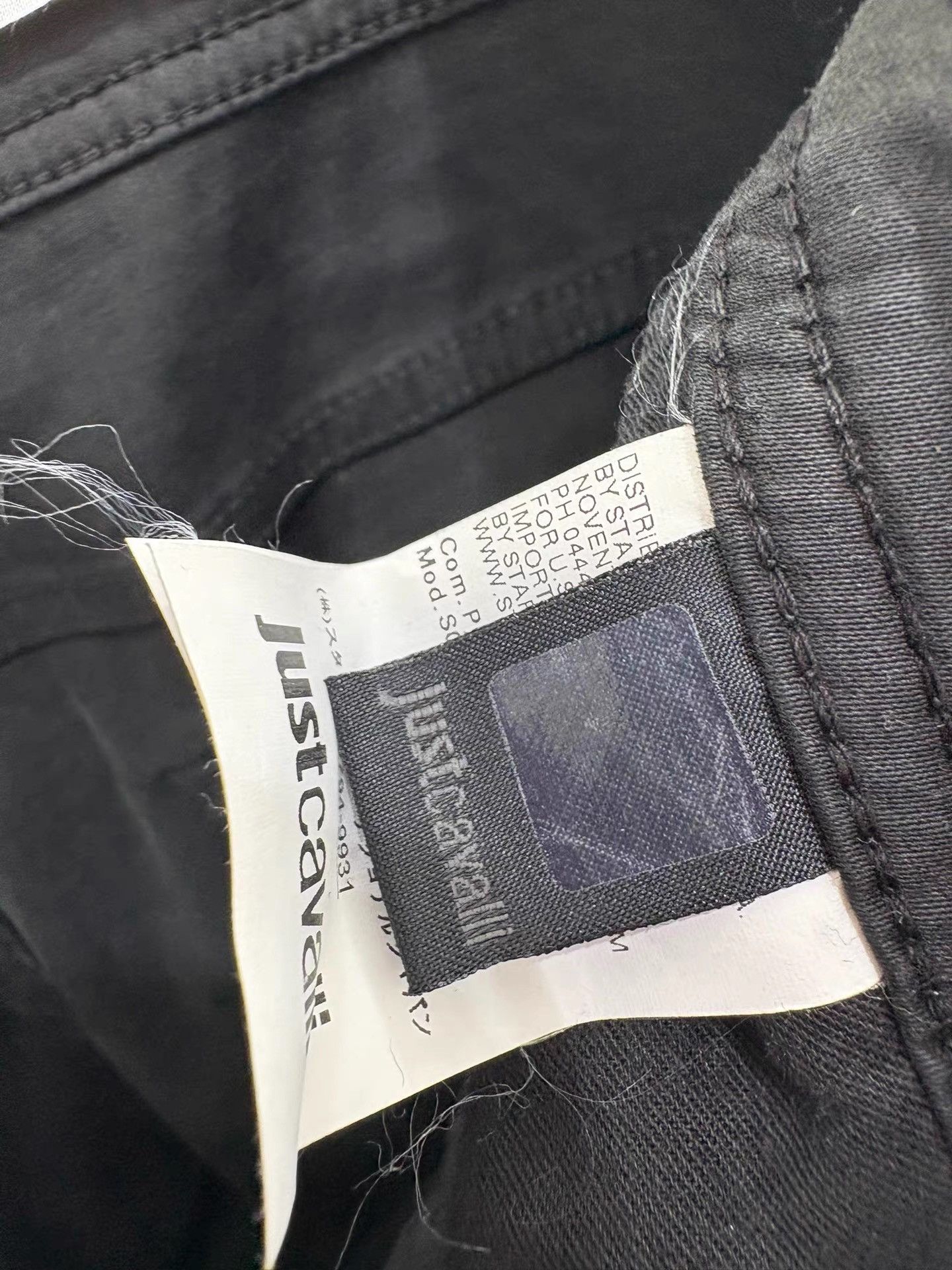 Just Cavalli Justcavalli Men's Black Casual Pants K29 Size US 29 - 7 Thumbnail
