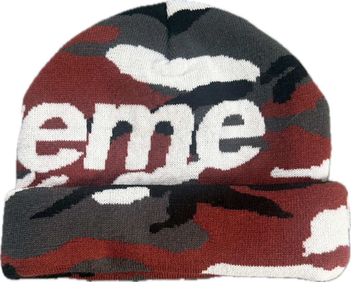 Supreme Supreme Camo Big Logo Beanie FW25 Size ONE SIZE - 2 Thumbnail