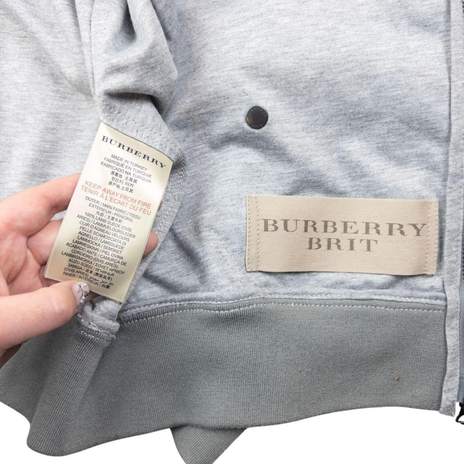Burberry Vintage Burberry Brit Zip Up Suede Jacket Size XL Size US XL / EU 56 / 4 - 5 Thumbnail