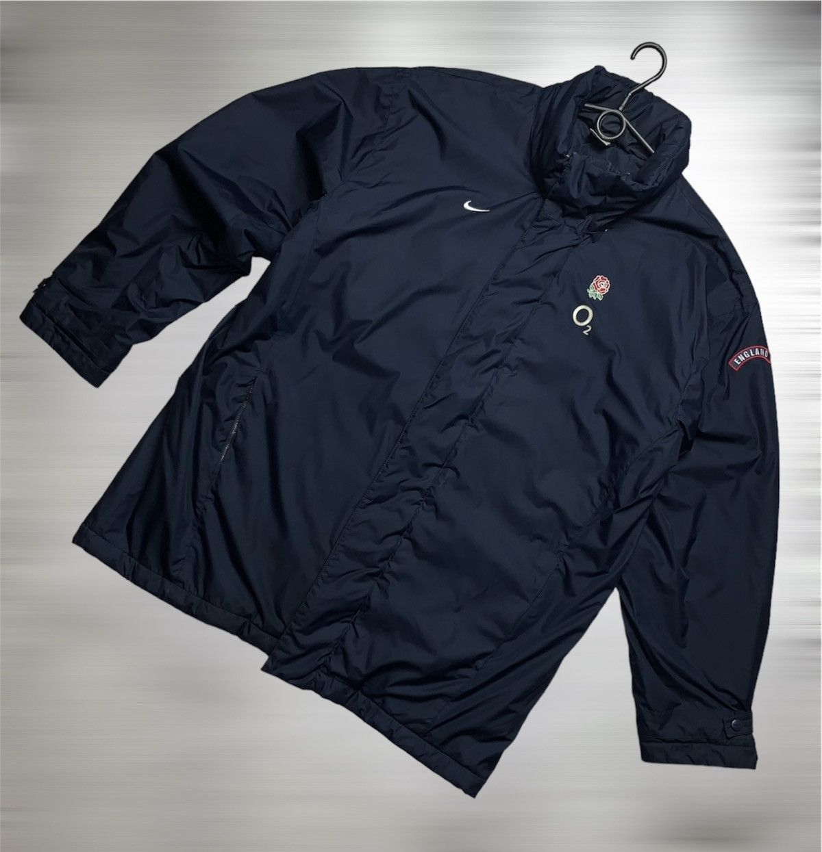 Nike × Vintage Vintage Nike Rugby England jacket Size US XL / EU 56 / 4 - 1 Thumbnail