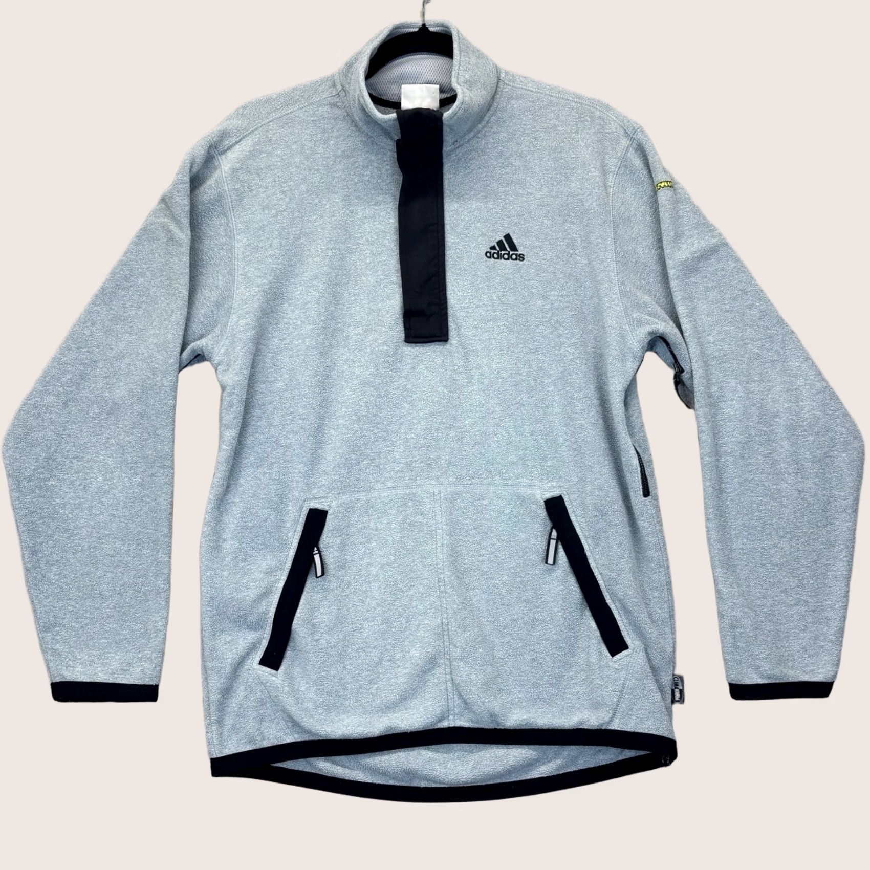 Adidas Adidas fleece pullover Climawarm 1/4 zip light blue Mens S Vintage Retro Y2K Size US S / EU 44-46 / 1 - 1 Thumbnail
