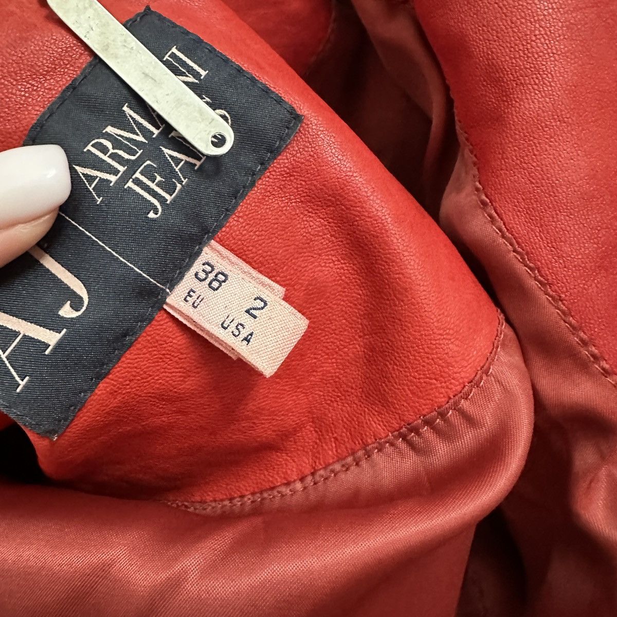 Emporio Armani leather jacket Armani Jeans Size XS / US 0-2 / IT 36-38 - 12 Thumbnail