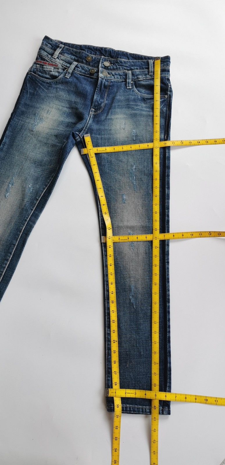 Japanese Brand Desigual Double Waist Jeans Size US 32 / EU 48 - 10 Thumbnail