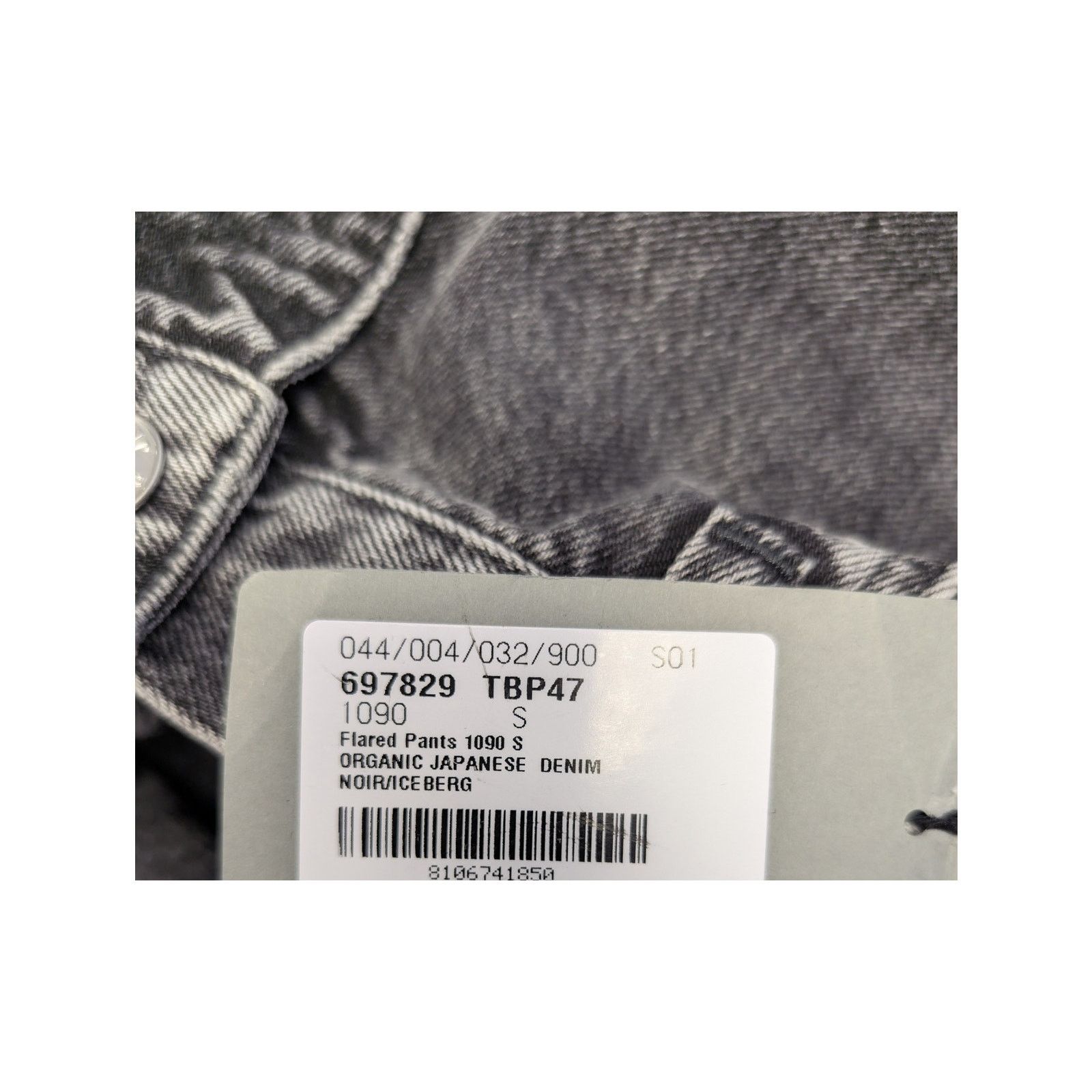 Balenciaga o1rshd1 Flared Pants 1090 Organic Japanese Denim in Noir Size US 30 / EU 46 - 23 Thumbnail