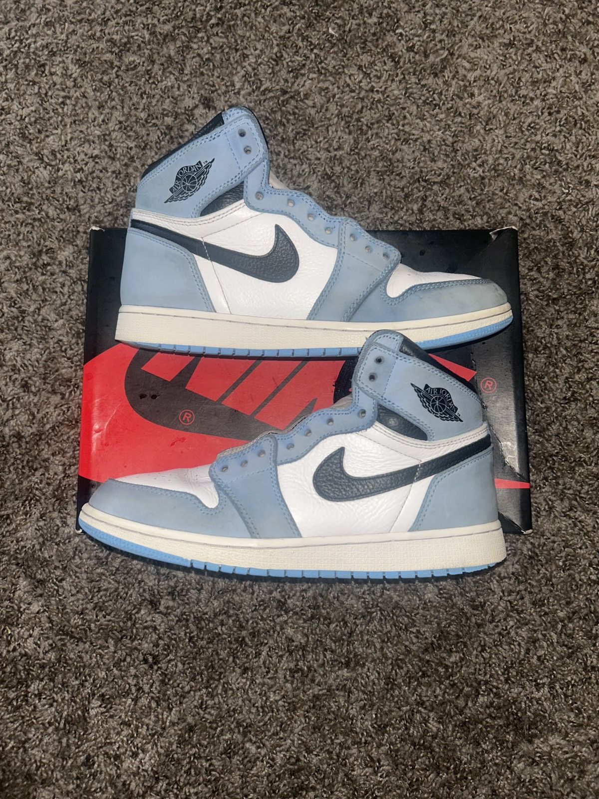 Jordan Brand University blue Air Jordan 1s Size US 6.5 / EU 39-40 - 1 Thumbnail