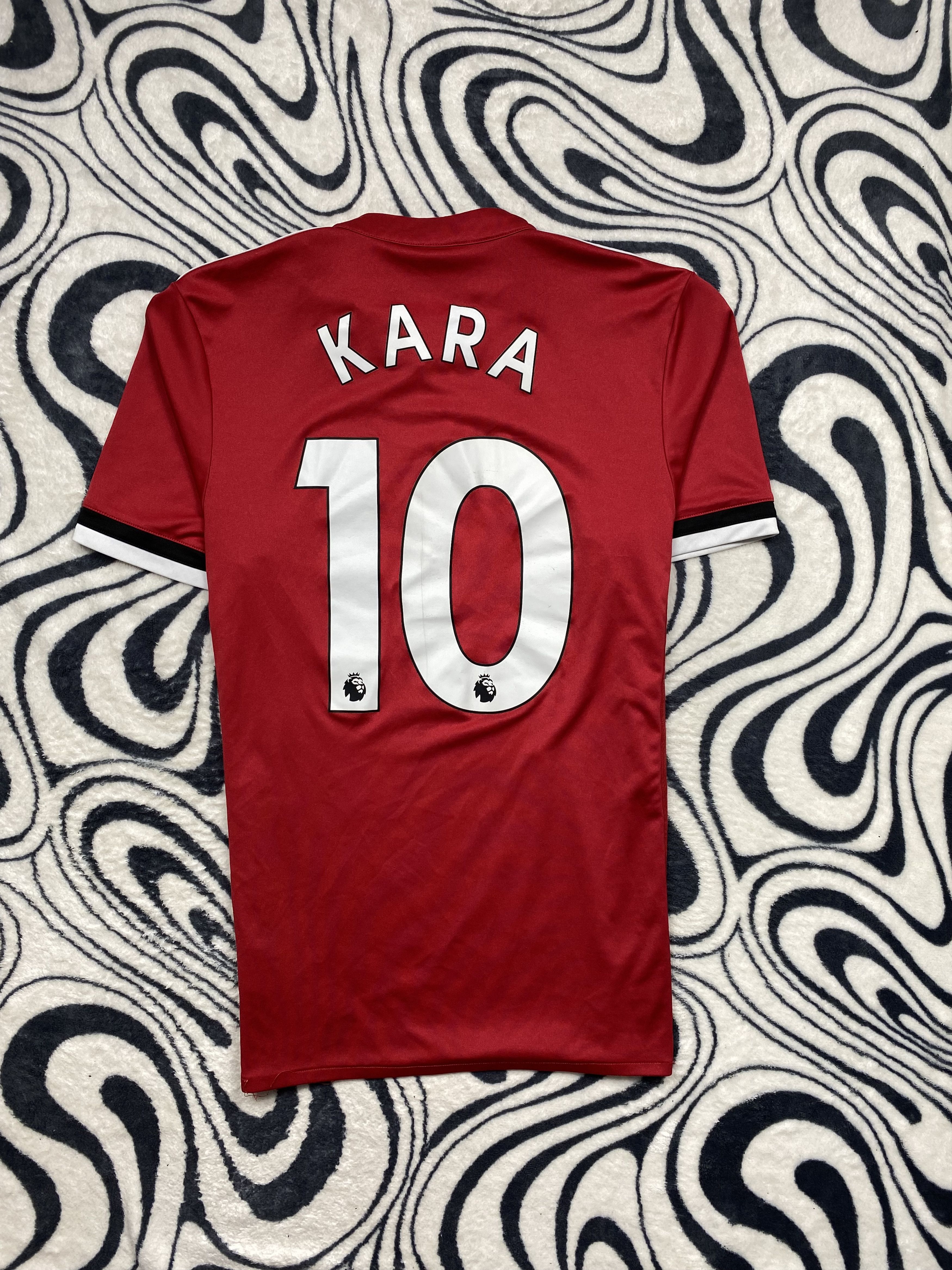 Vintage Adidas Manchester United T-Shirt Tee Jersey Kara 10 Size US S / EU 44-46 / 1 - 6 Thumbnail