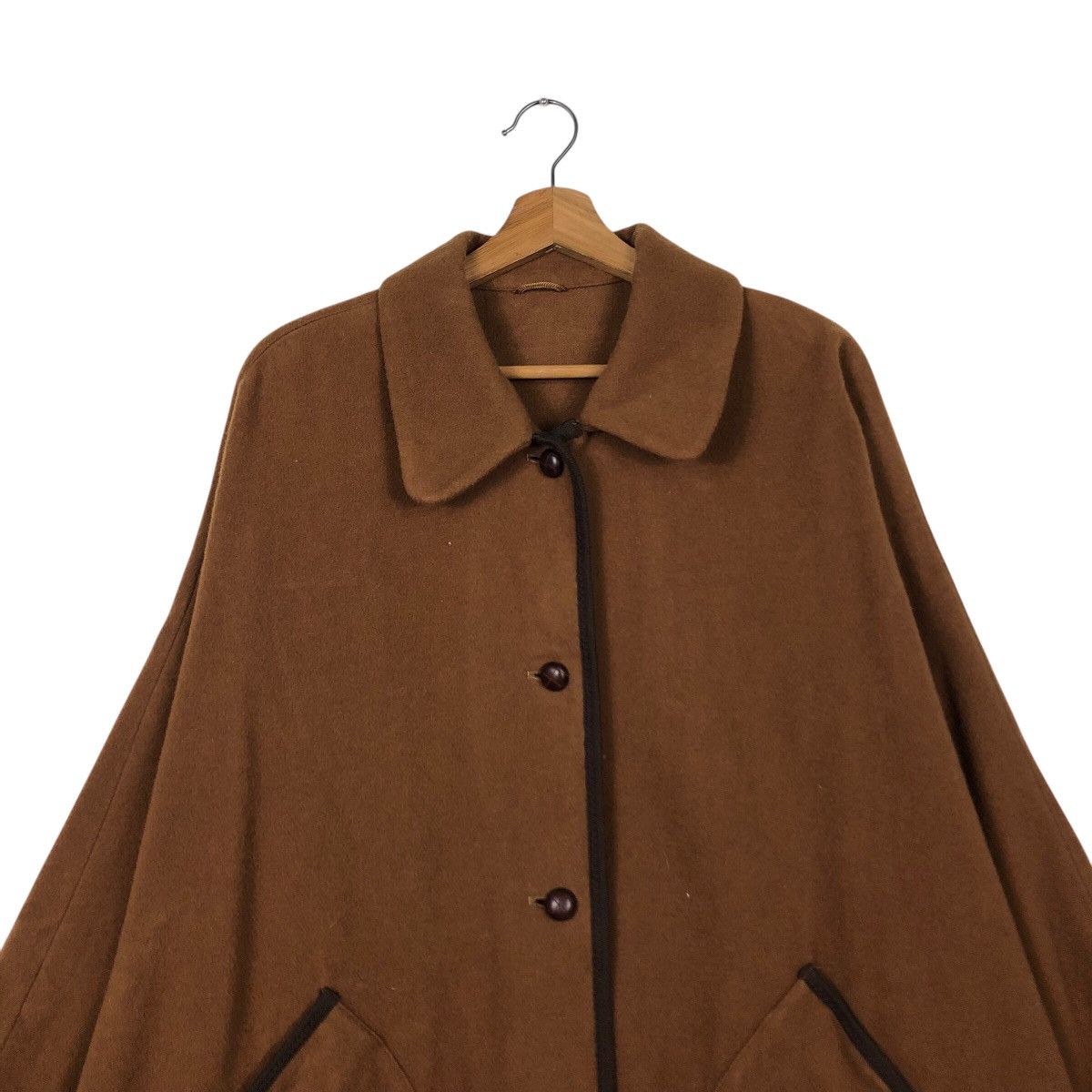 Designer × Japanese Brand × Vintage 📌Vintage Wool Oversized Button Jacket Scapa Issey Miyake Size US M / EU 48-50 / 2 - 4 Thumbnail