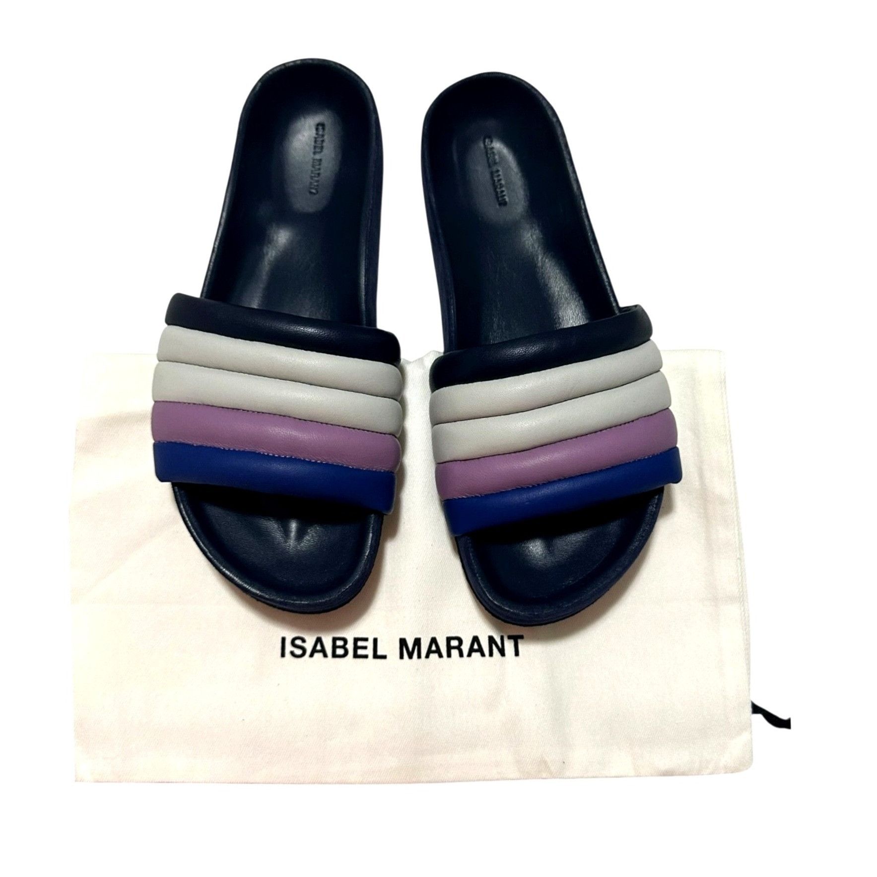 Isabel Marant Isabel Marant Hellea Slide Sandal Electrxic Blue, EU 37 NIB Size US 7 / IT 37 - 1 Thumbnail