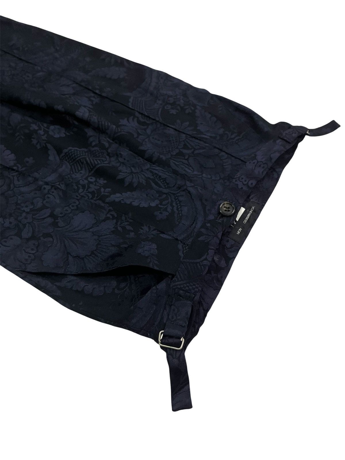 Yohji Yamamoto Yohji Yamamoto Noir Floral Jacquard Pants Size 28" / US 6 / IT 42 - 6 Thumbnail