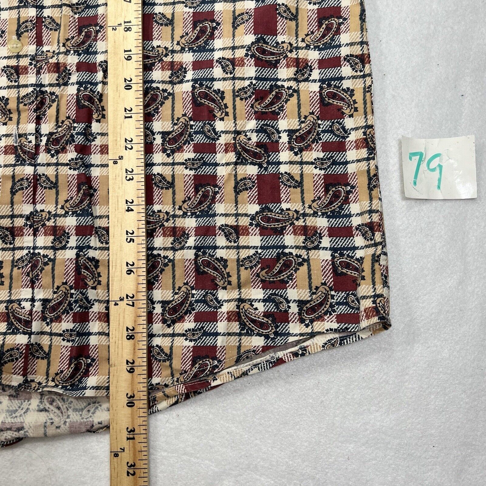 Natural Issue Natural Issue XXL Paisley Patterned Button Down Shirt Size US XL / EU 56 / 4 - 8 Thumbnail
