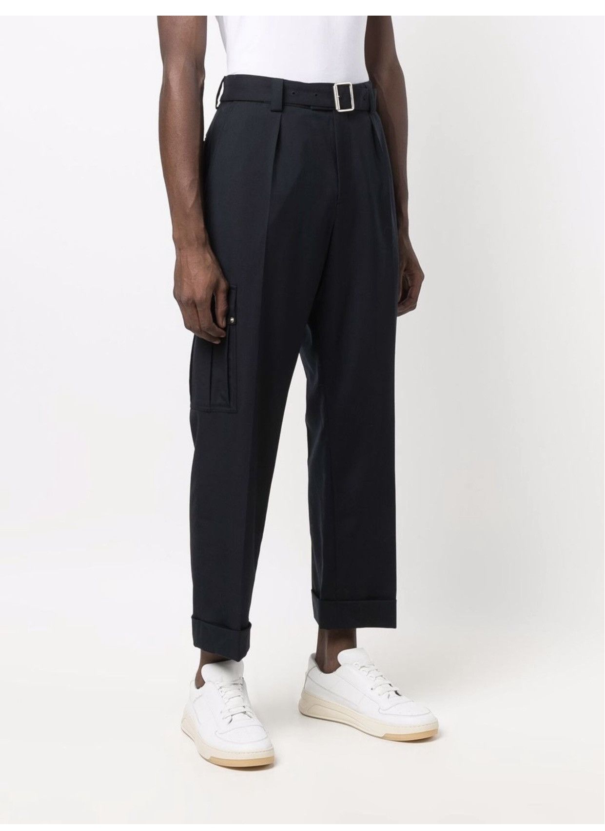 Loewe Loewe navy wool cargo pants 48 Size US 32 / EU 48 - 2 Thumbnail