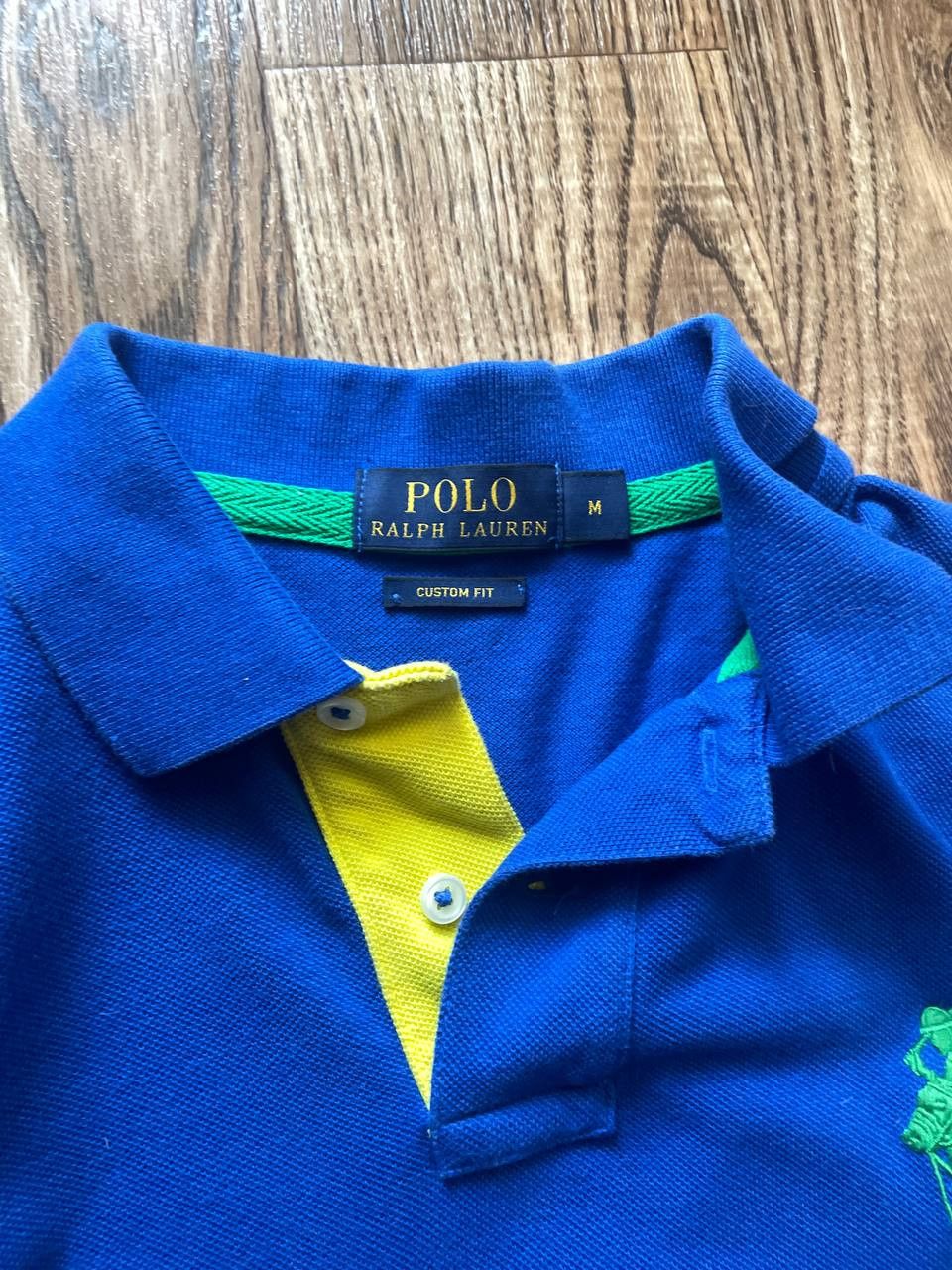 Polo Ralph Lauren Polo Ralph Lauren Big Pony Polo Shirt M Navy Blue Green Size US M / EU 48-50 / 2 - 4 Thumbnail