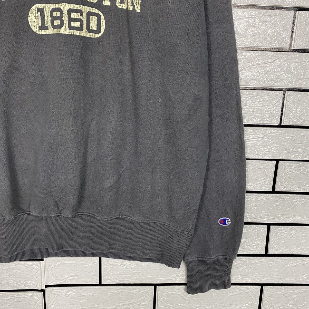 Japanese Brand 📌Vintage Sweatshirt Champion Big Log Spell Out Size US XL / EU 56 / 4 - 6 Thumbnail