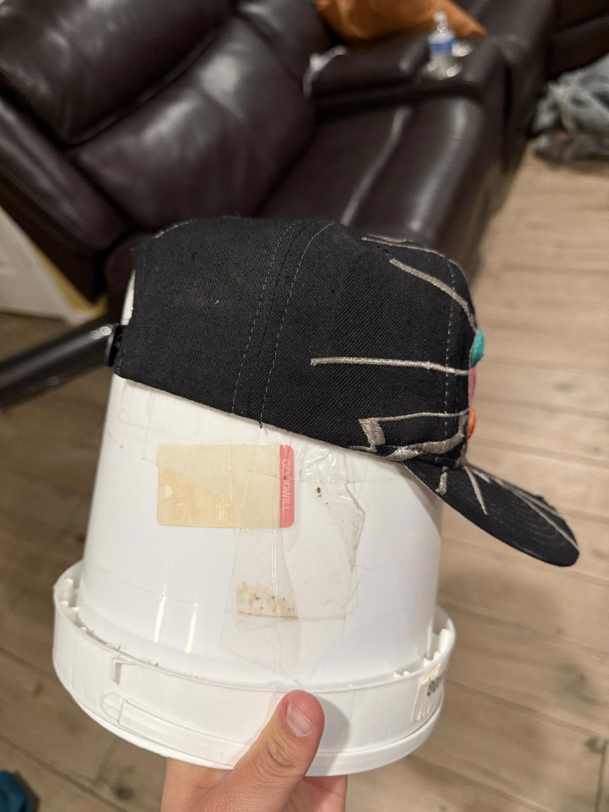 Starter 90s Vintage Spurs Collision Snapback Hat Size ONE SIZE - 3 Thumbnail