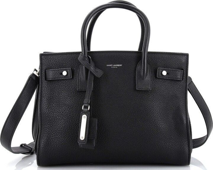 Saint Laurent Paris o1b1hav110924 Size: OS / Sac De Jour Leather Bag in Black Size ONE SIZE - 1 Thumbnail