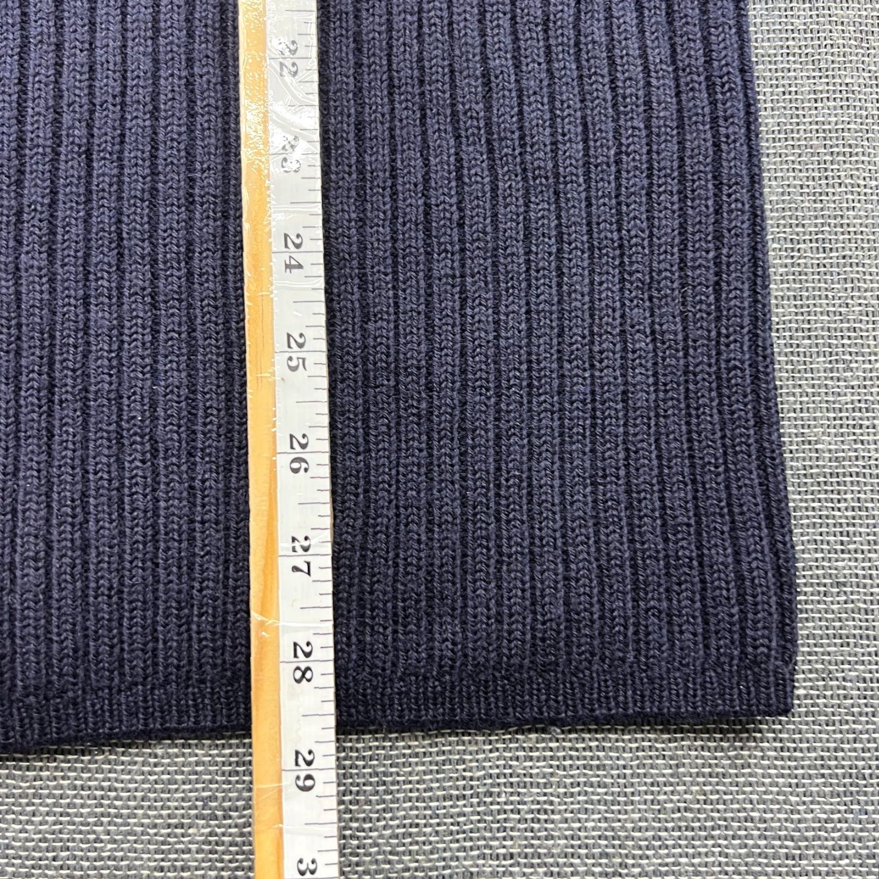 Acne Studios Acne Studios Men Wool Sweater XL Crewneck Navy Blue Ribbed Heavy Pullover Knit 90s? Size US XL / EU 56 / 4 - 6 Thumbnail