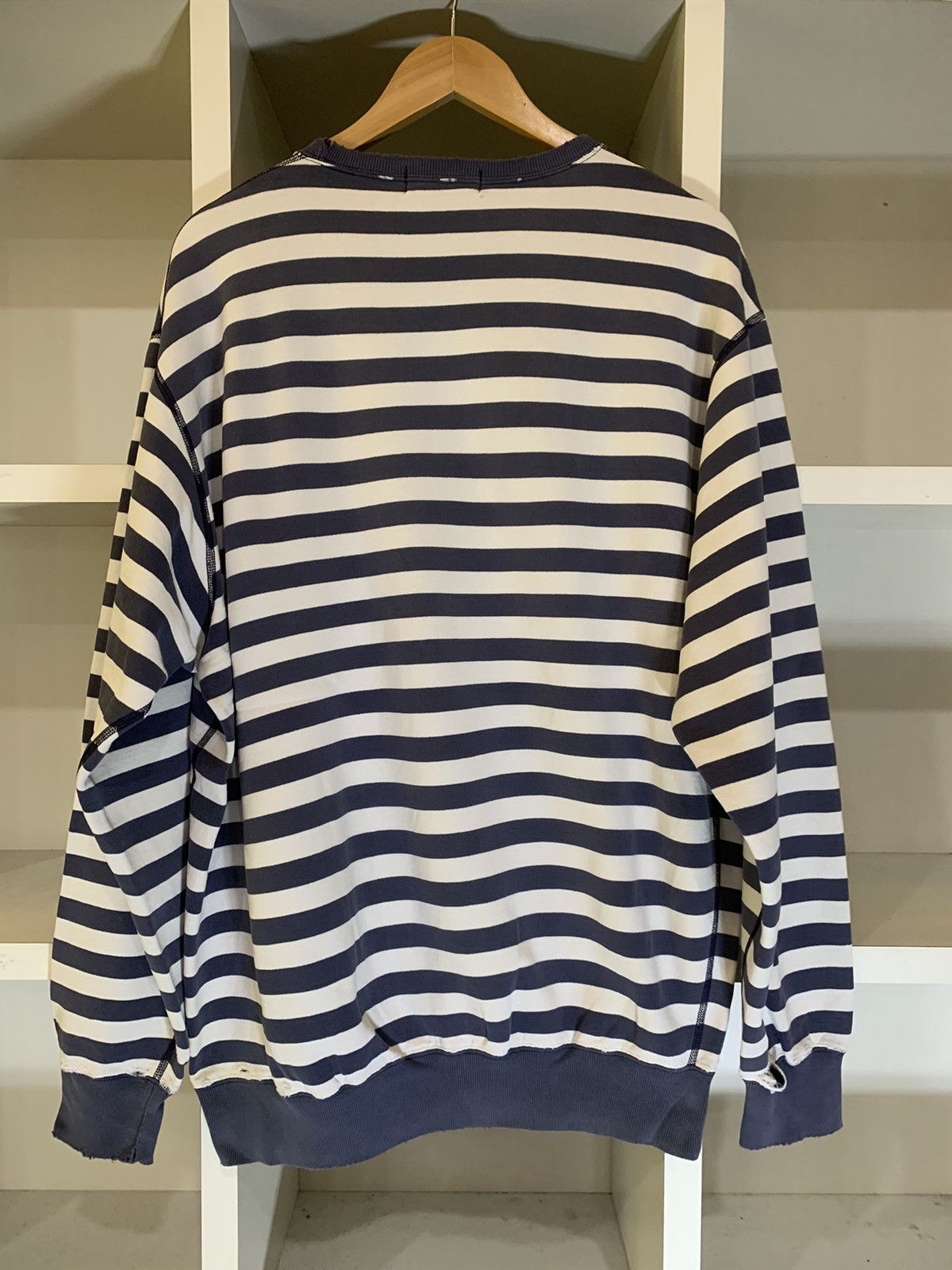 Vintage VINTAGE POLO RALPH LAUREN STRIPE SWEATER Size US L / EU 52-54 / 3 - 8 Thumbnail
