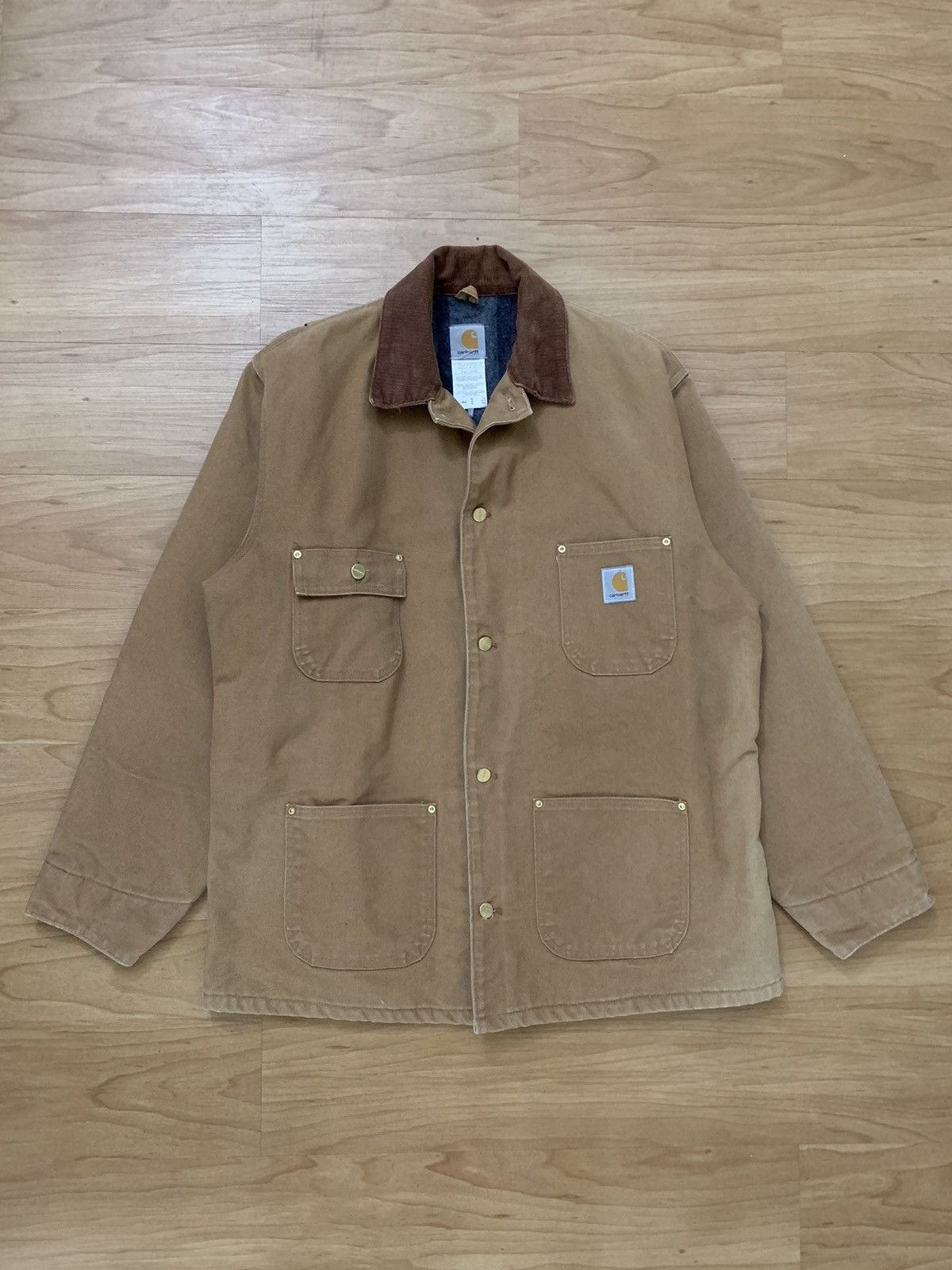 🥧Vintage Carhartt Blanket-Lined Chore Jacket (Sz L)
