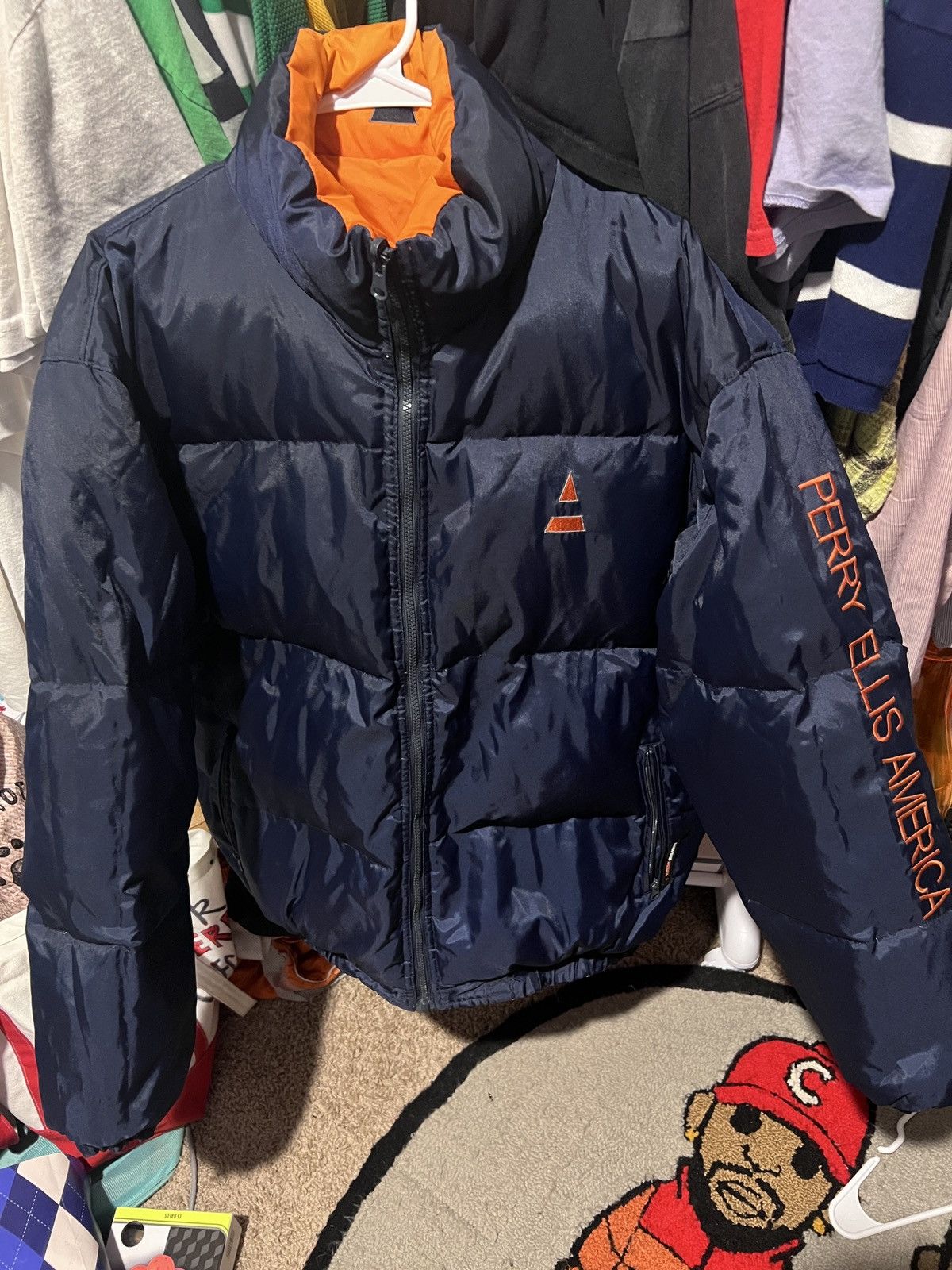 Perry Ellis × Vintage Vintage Reversible Perry Ellis Jacket Size US XL / EU 56 / 4 - 3 Thumbnail