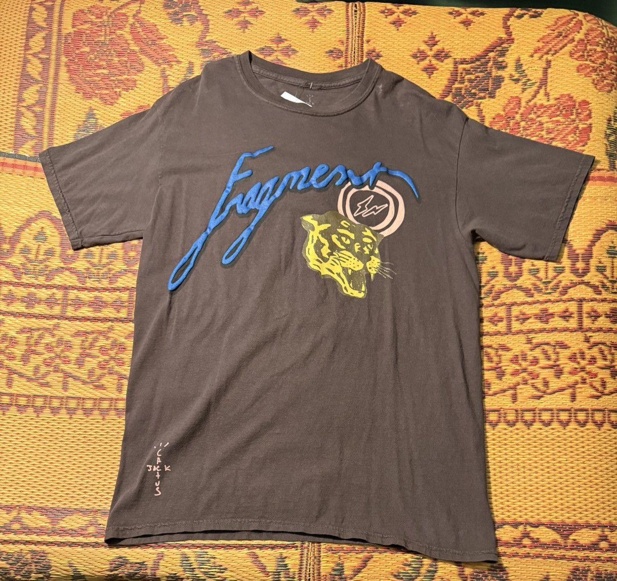 Travis Scott Travis Scott Cactus Jack x Fragment T Shirt Size US L / EU 52-54 / 3 - 2 Thumbnail