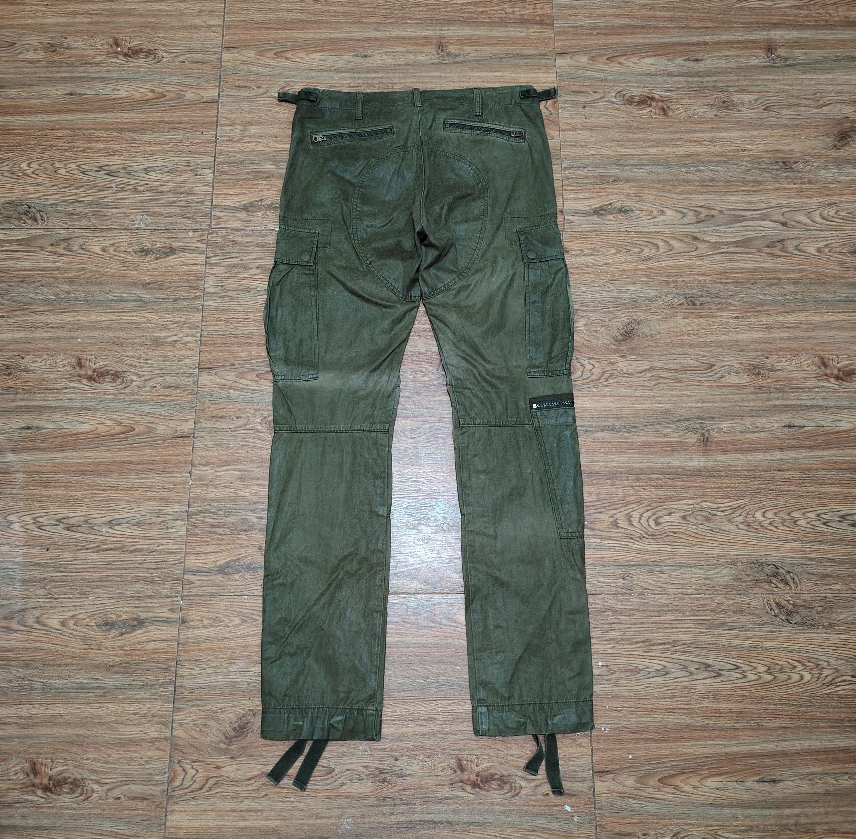 Ralph Lauren RALPHLAUREN-BlackLabel- 'The Courier' Waxed Biker Cargo Pant Size US 33 - 11 Thumbnail