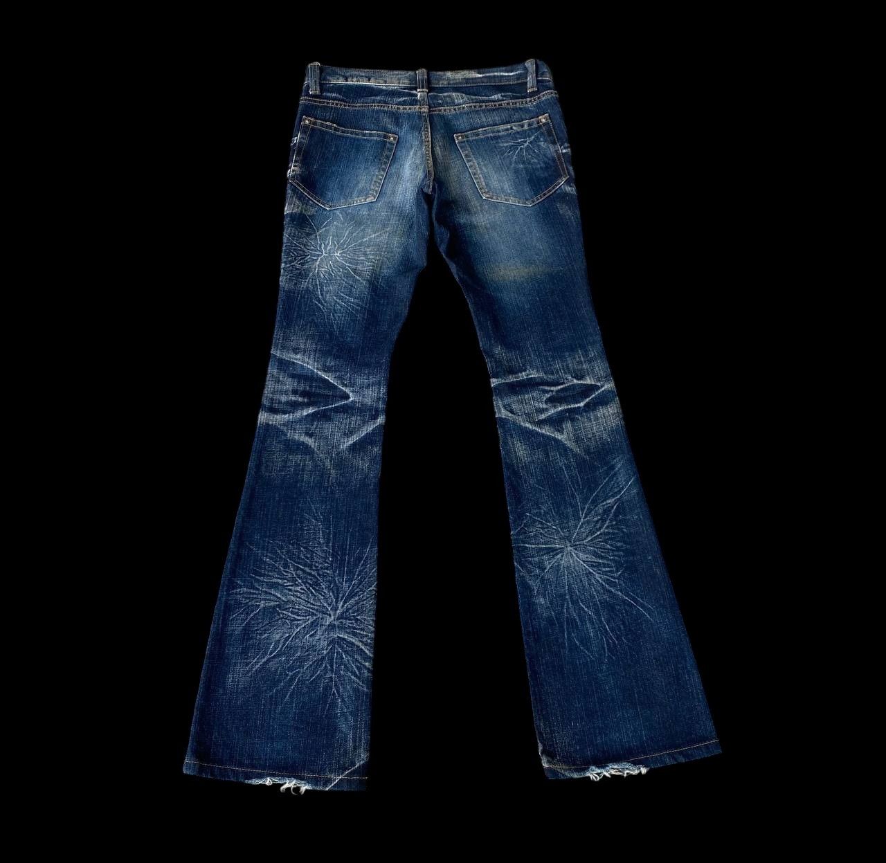 Japanese Brand BOOTCUT JAPAN MODERN LOVERS STARBURST WASH RUSTY CLAWMARK Size US 28 / EU 44 - 8 Thumbnail