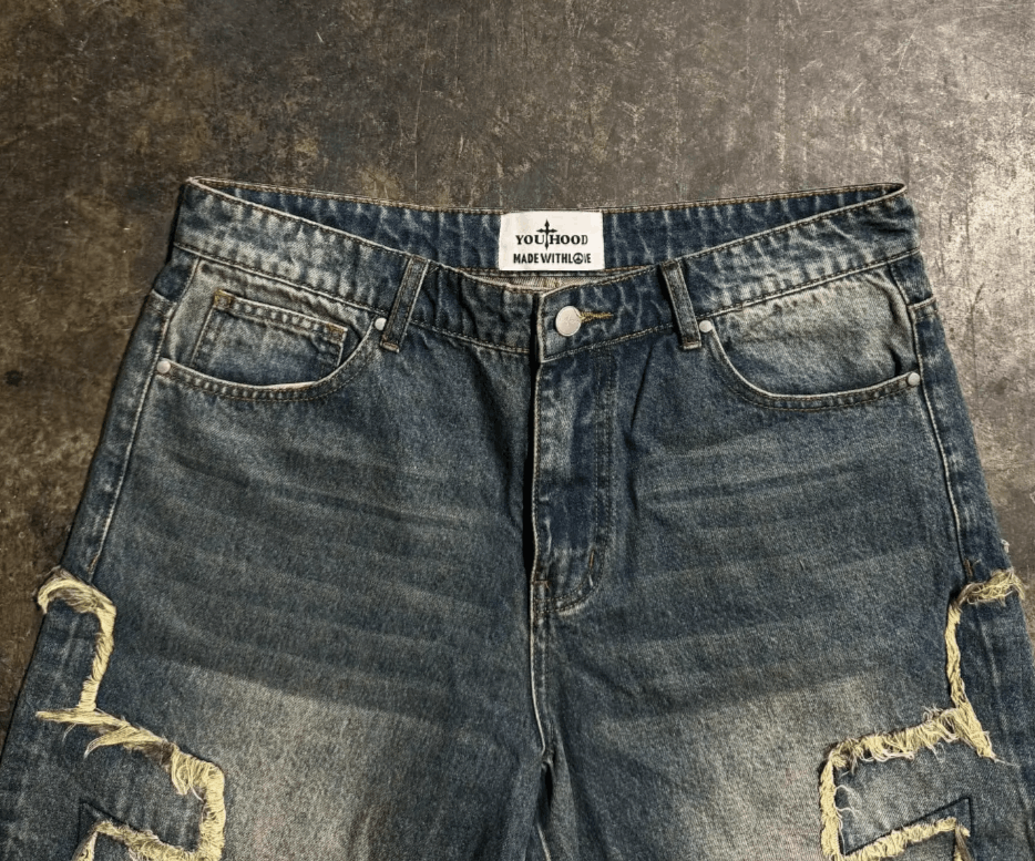 Japanese Brand design high quality oversized y2k denim shorts Size US 36 / EU 52 - 5 Thumbnail