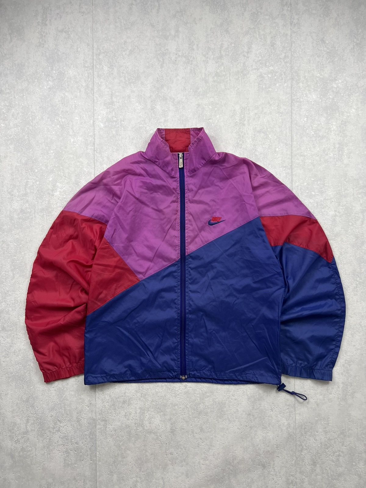 Nike 90's NIKE NYLON TRACK JACKET Y2K SWOOSH LOGO GORPCORE RARE Size US M / EU 48-50 / 2 - 1 Thumbnail