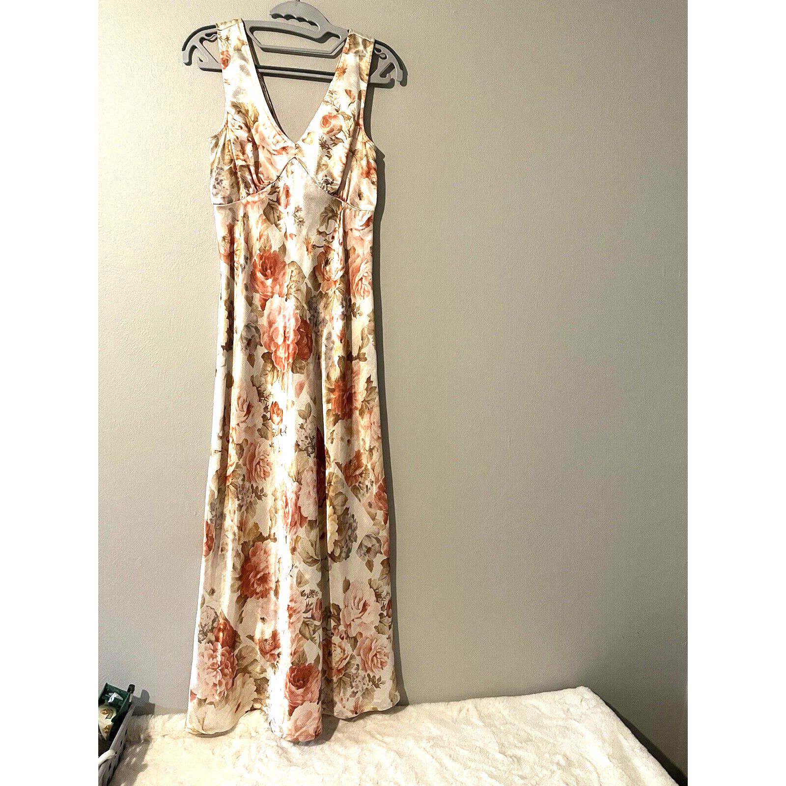 Other Roberta vintage Pink Floral Paisley Maxi Dress Women's 3/4 Size S / US 4 / IT 40 - 1 Thumbnail