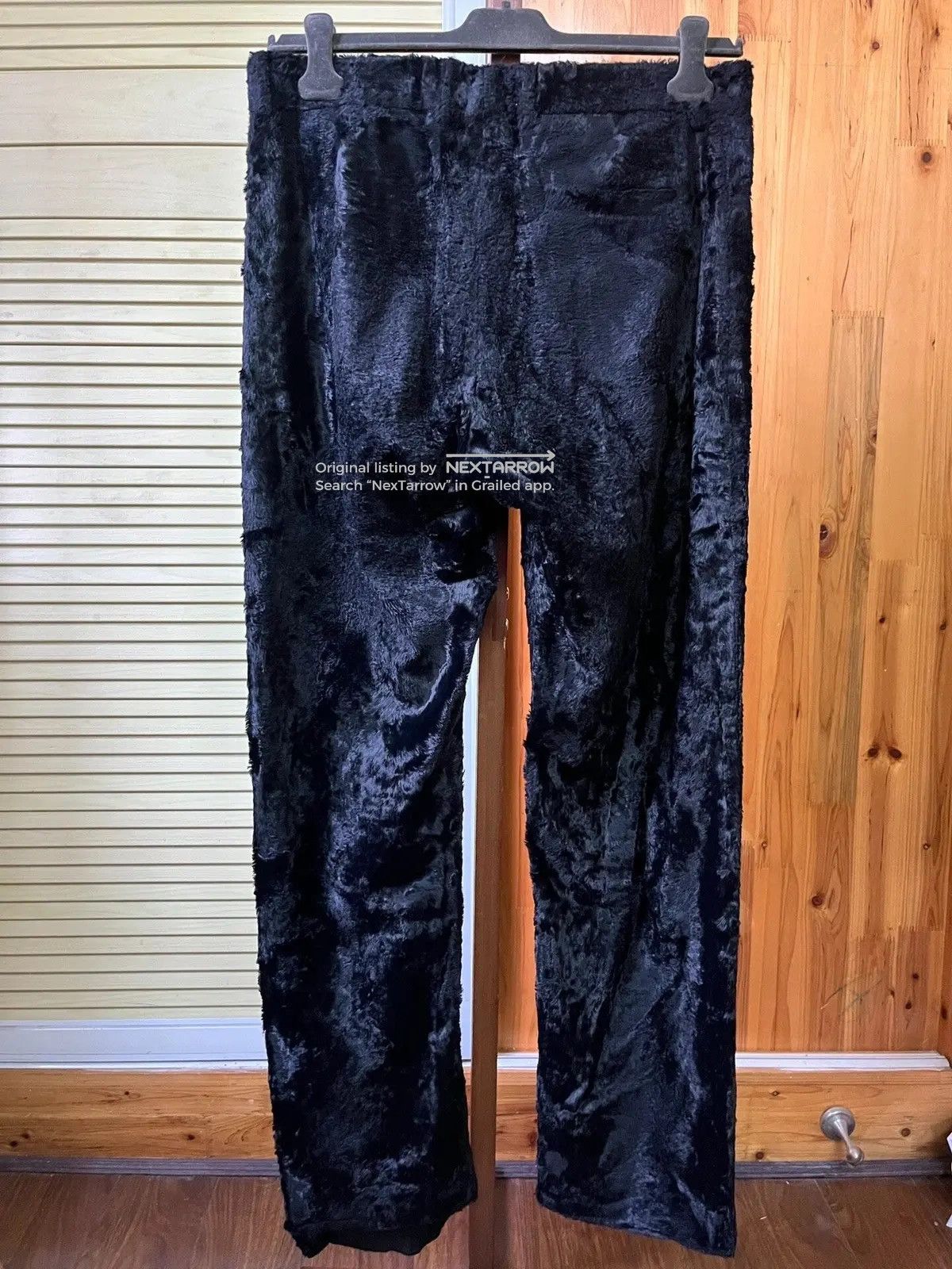 Martine Rose Fuzzy Trousers Bbbb15/2608 in Black, Men's (Size 32) — image 2 of 4