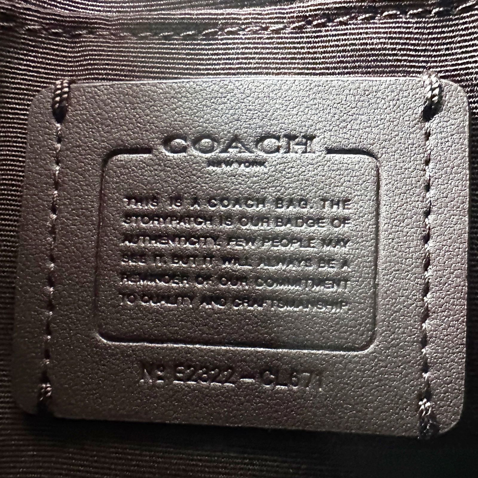 Coach Coach Mini Rowan File Bag Signature Canvas Brown Iris CL671 Size ONE SIZE - 4 Thumbnail