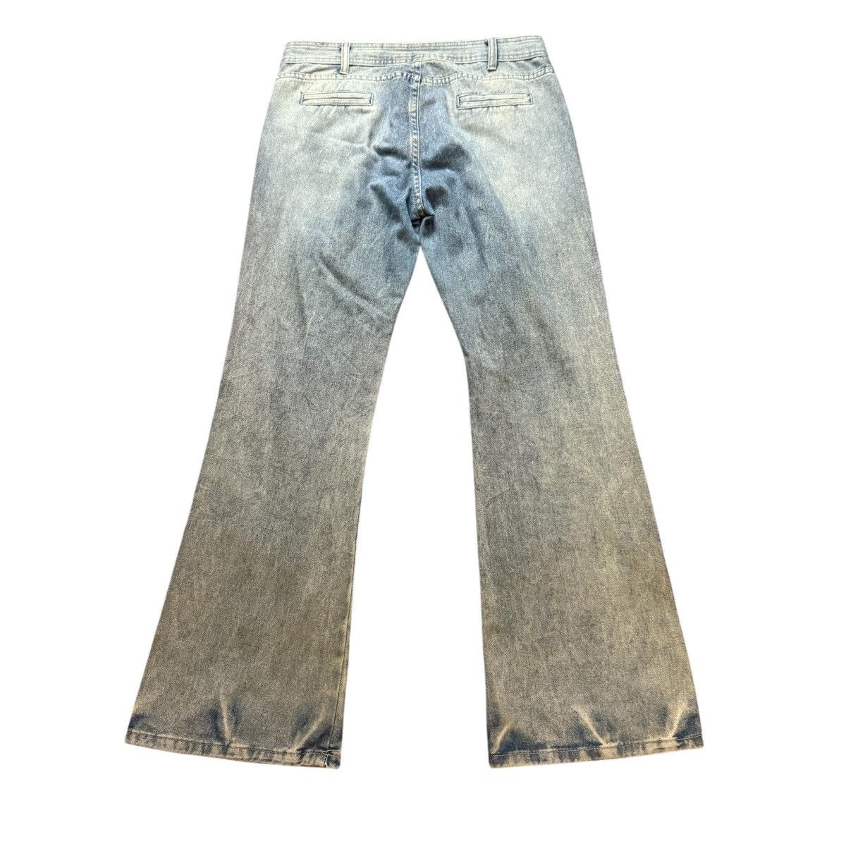 Tornado Mart 🔥🔥🇯🇵 90s Japanese Dirty Faded Flared Jeans Size US 33 - 2 Thumbnail